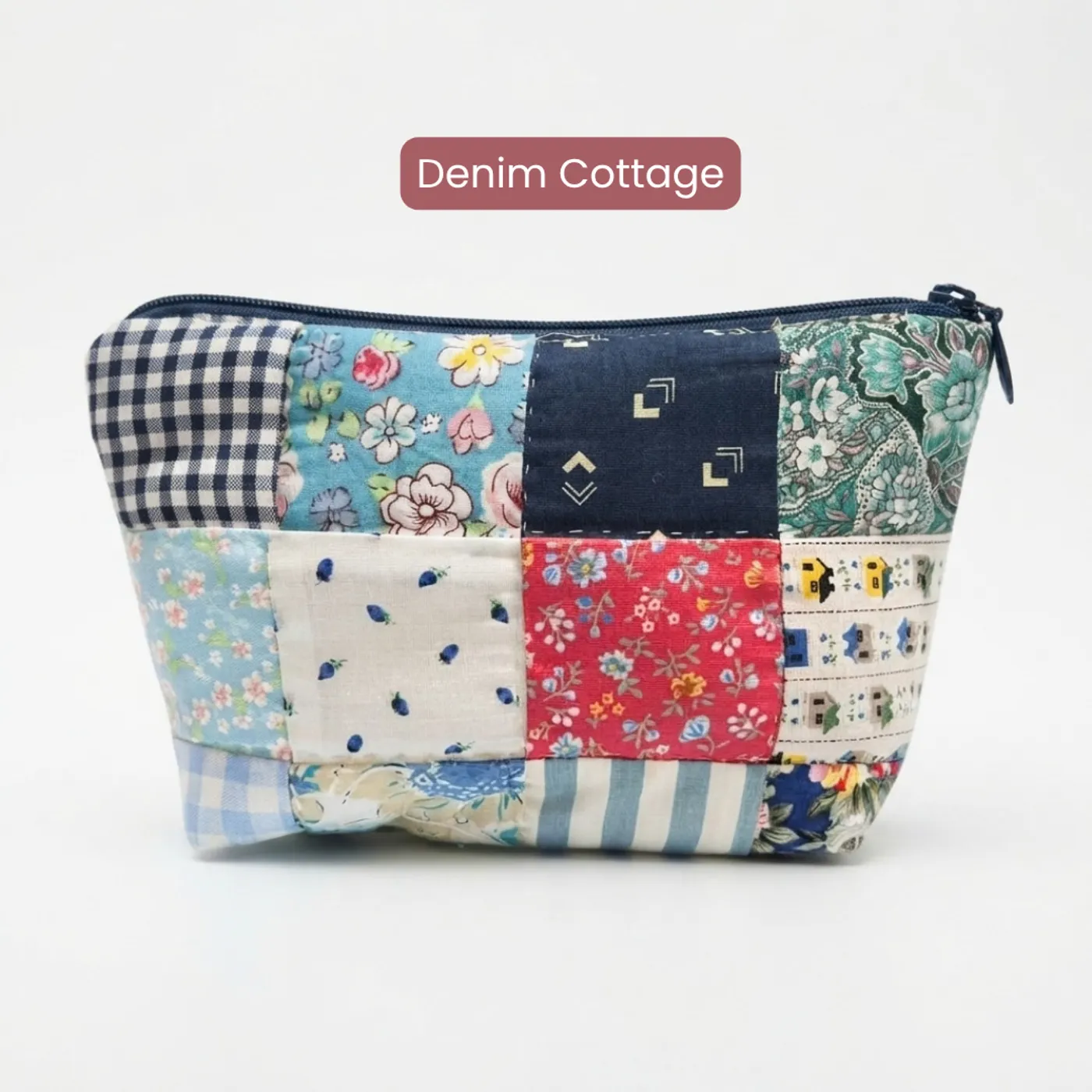 Patchwork Mini Pouch — tampilan 4