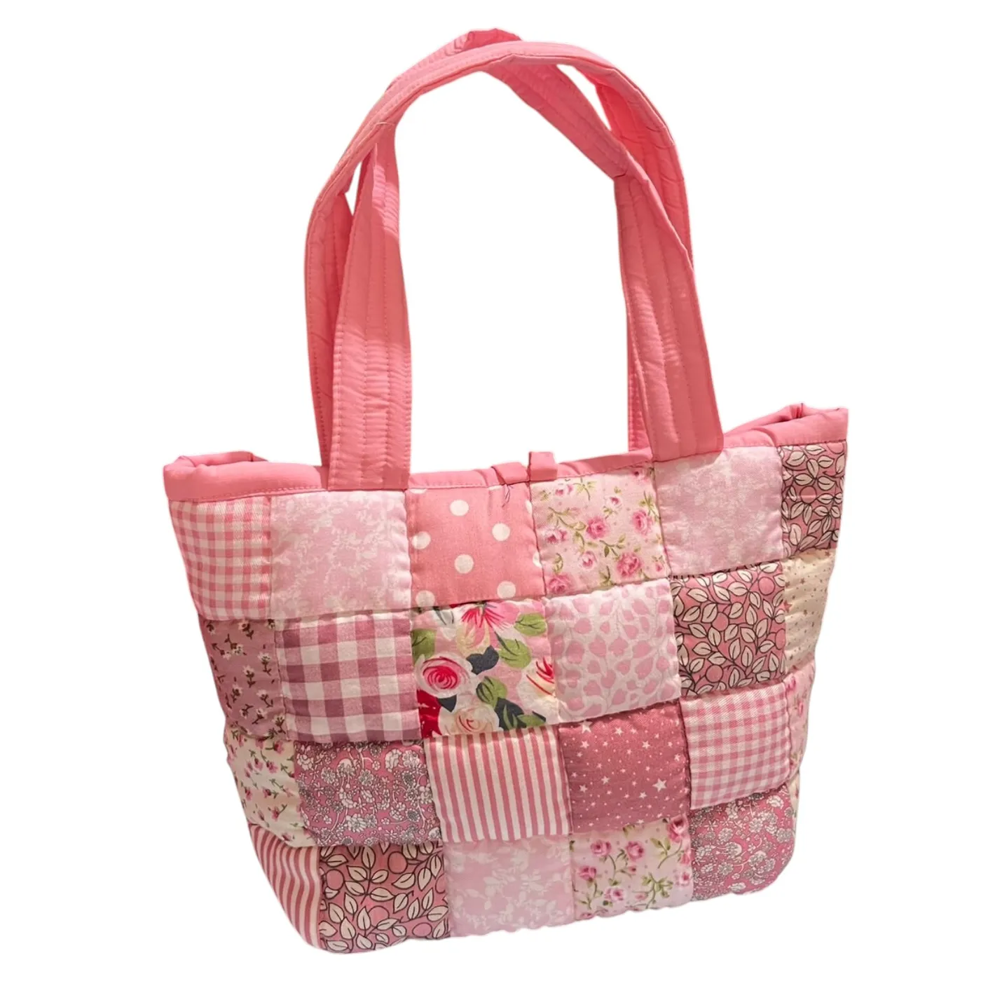 Tas Kotak Kecil Motif Bunga — tampilan 2