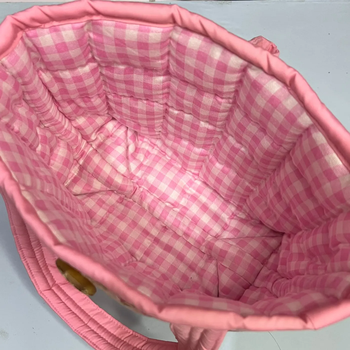 Tas Kotak Kecil Motif Bunga — tampilan 3