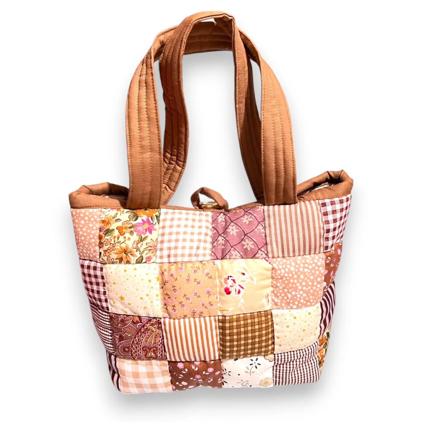 Tas Kotak Kecil Motif Bunga — tampilan 8