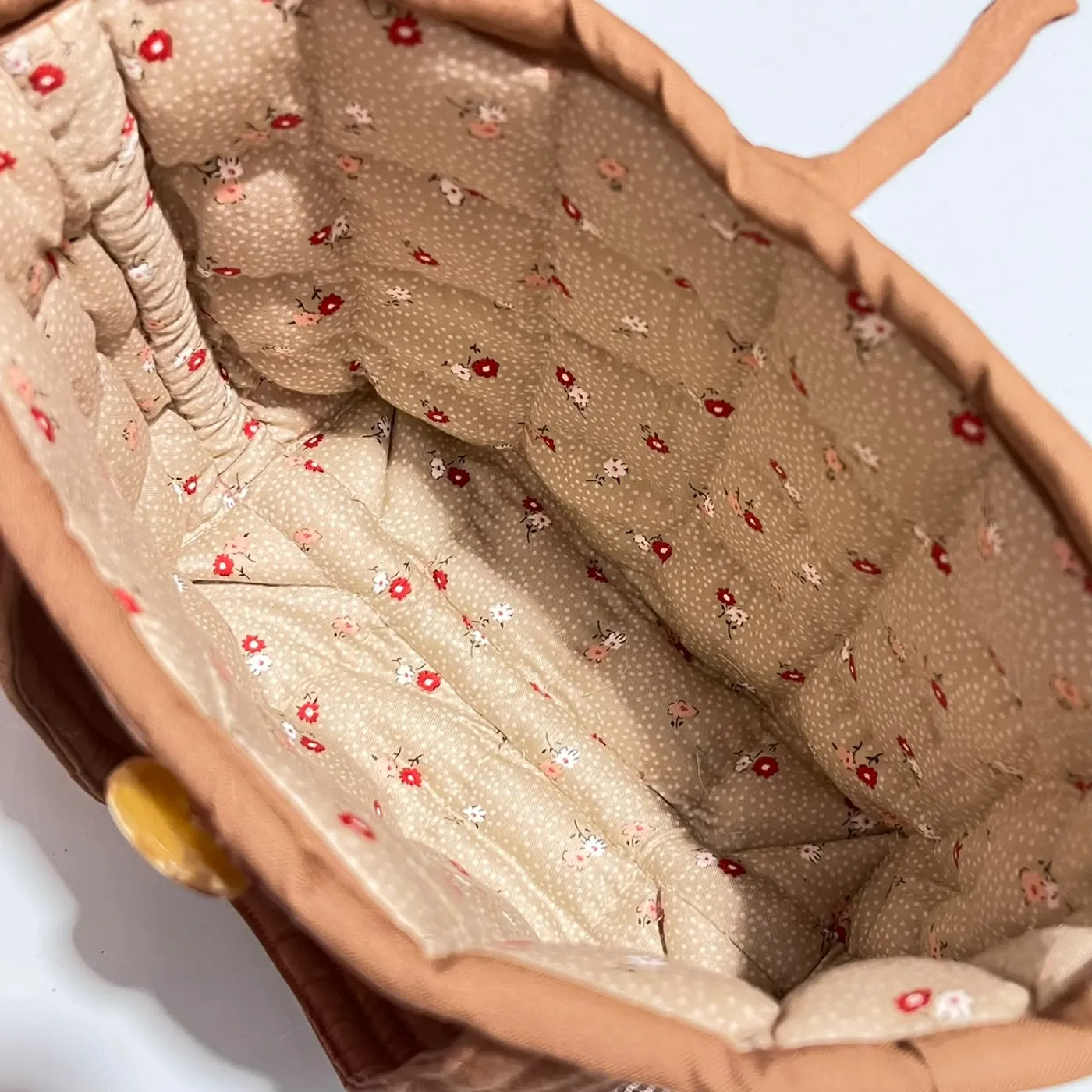Tas Kotak Kecil Motif Bunga — tampilan 9