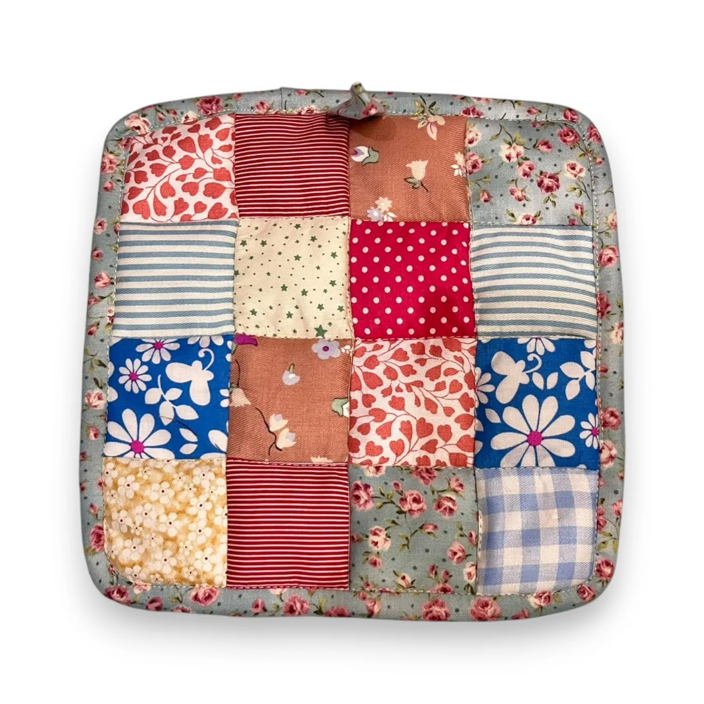 Cempal Pot Holder Kain Perca Motif — tampilan 4