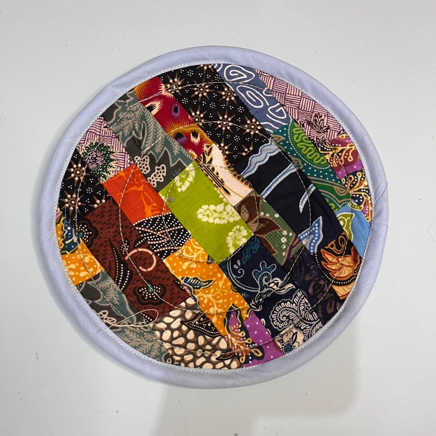 Cempal Pot Holder Kain Perca Motif — tampilan 5