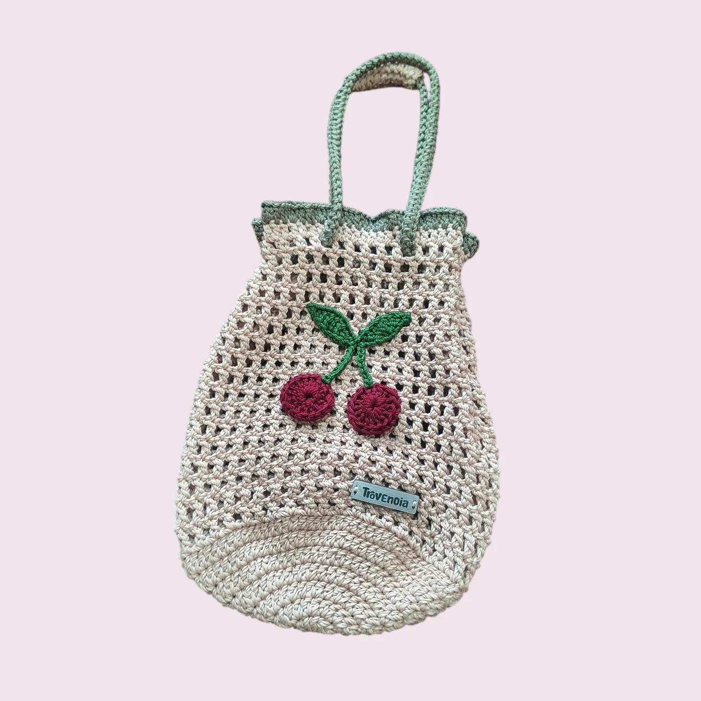 Cutie Ruffle Crochet Handbag | Tas tangan rajut — tampilan 2
