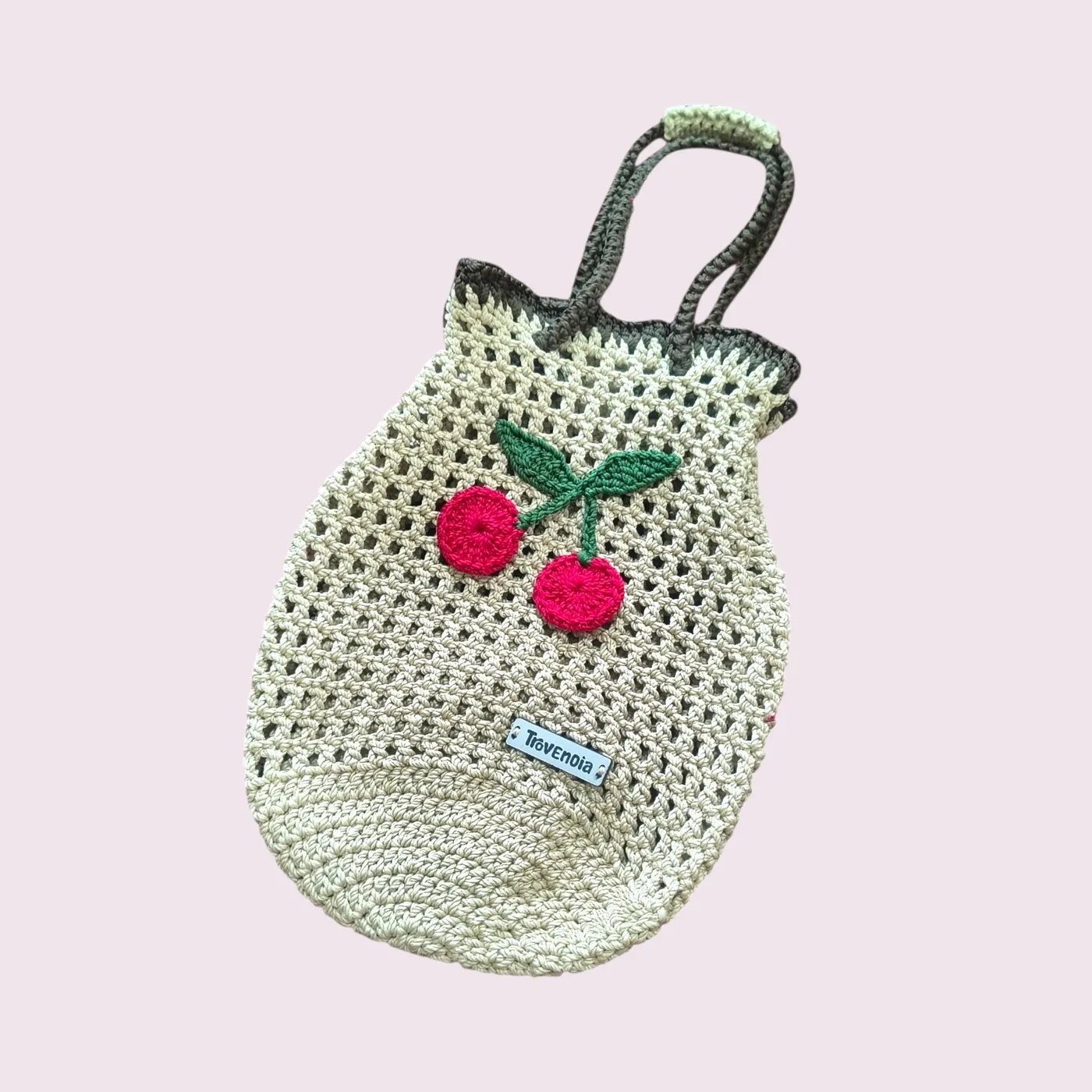 Cutie Ruffle Crochet Handbag | Tas tangan rajut — tampilan 3
