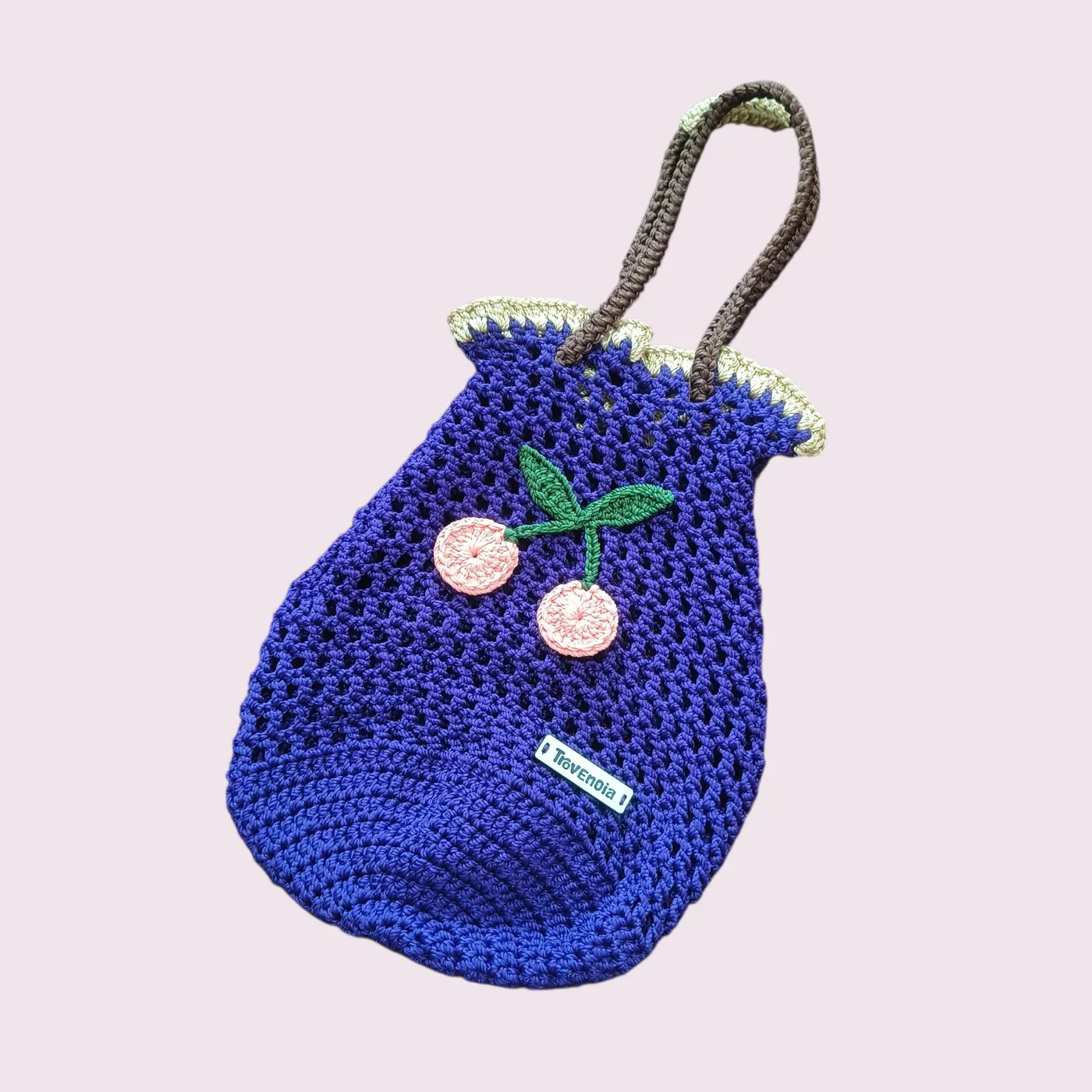 Cutie Ruffle Crochet Handbag | Tas tangan rajut — tampilan 4