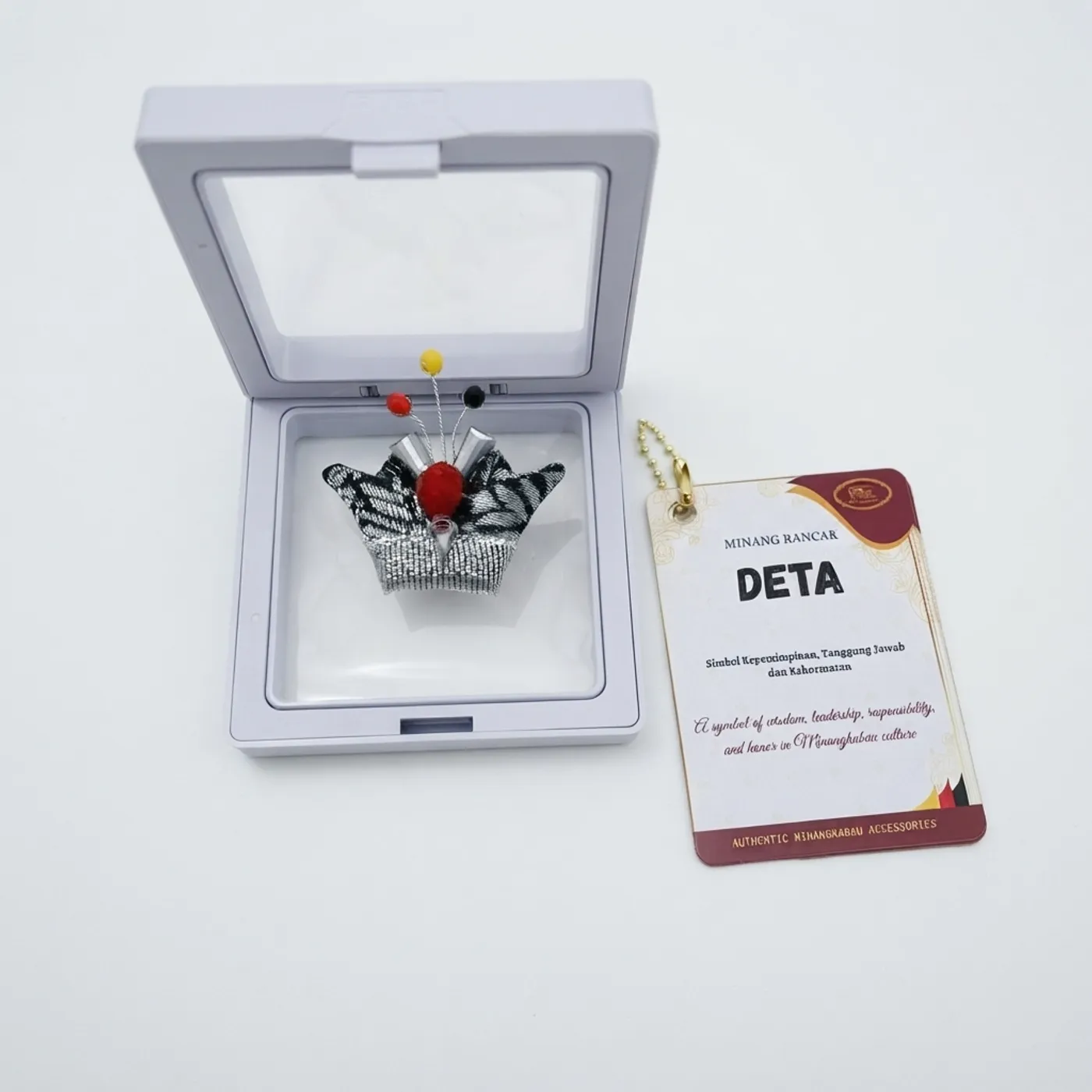 Minang Deta Brooch – Authentic Minangkabau Series — tampilan 4