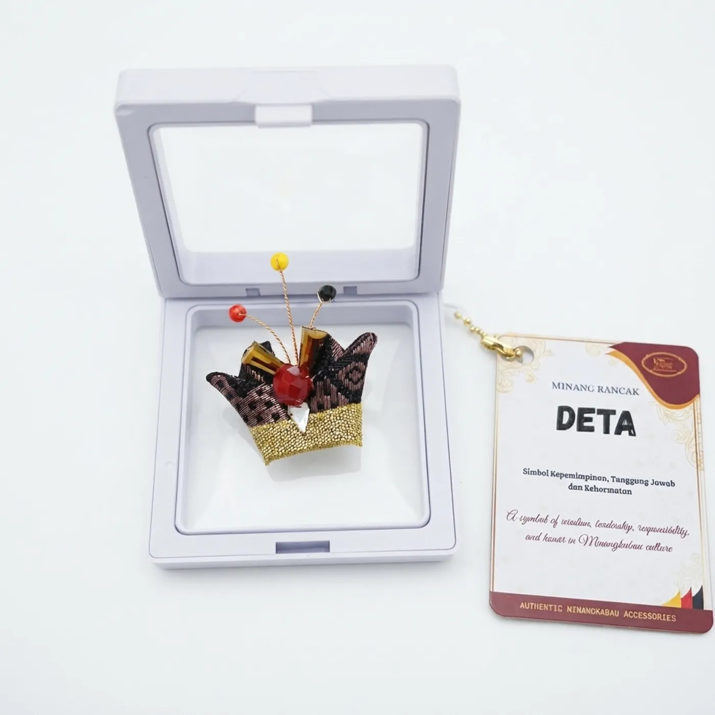 Minang Deta Brooch – Authentic Minangkabau Series — tampilan 5
