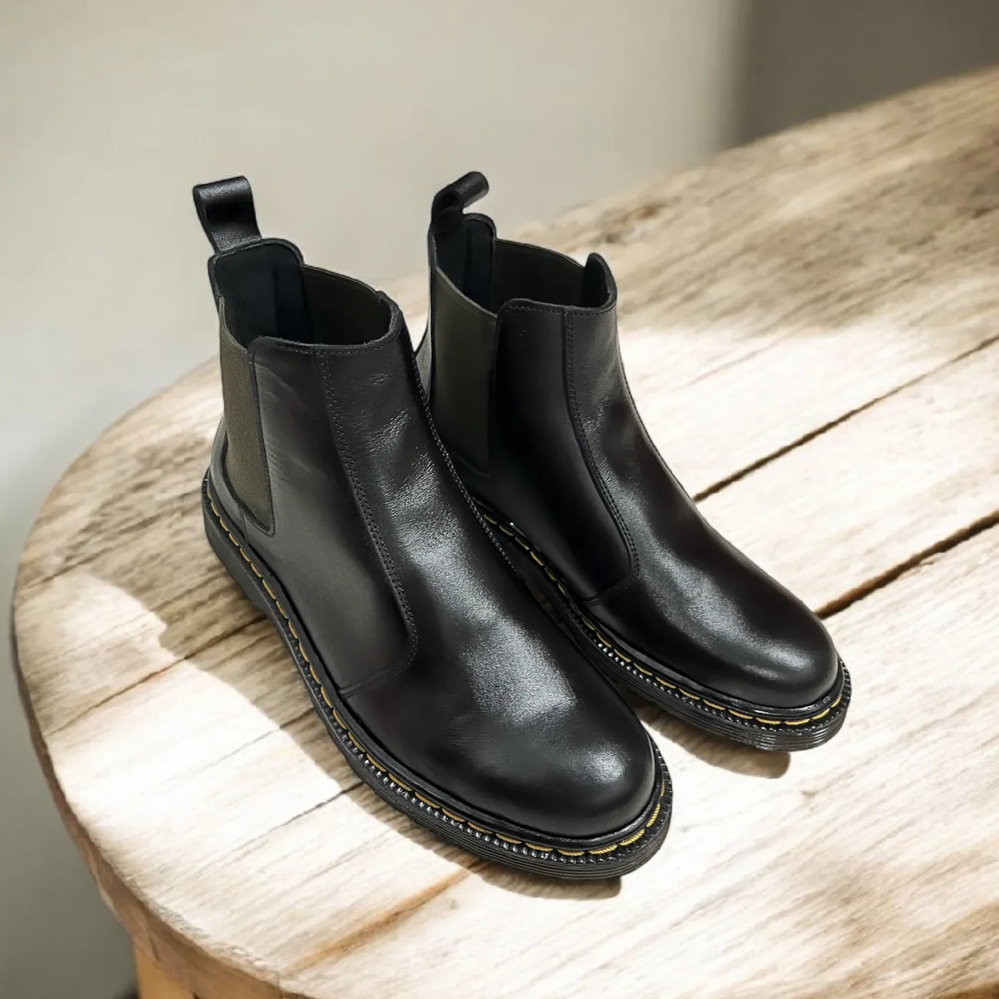 Chelsea Boots Kulit Asli — tampilan 2