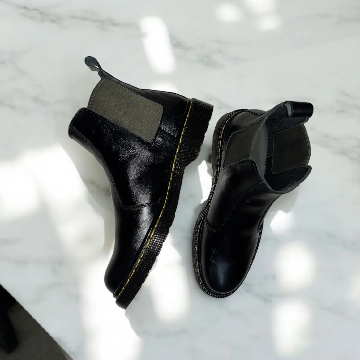Chelsea Boots Kulit Asli — tampilan 4