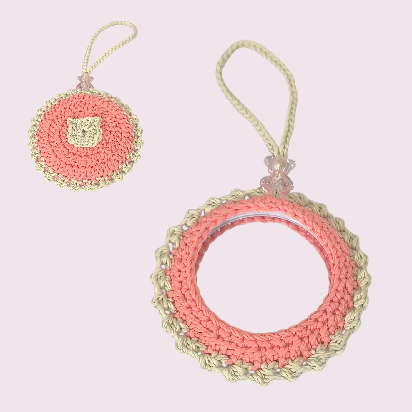 Crochet Mirror Bag Charm | Gantungan cermin rajut — Pawfect — tampilan 6