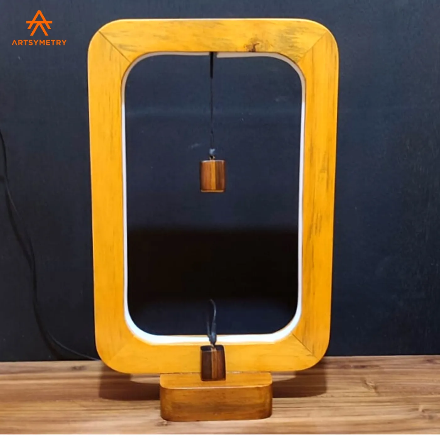 Balance Wooden Lamp - Tic Desk Lamp - Lampu Aesthetic — tampilan 6