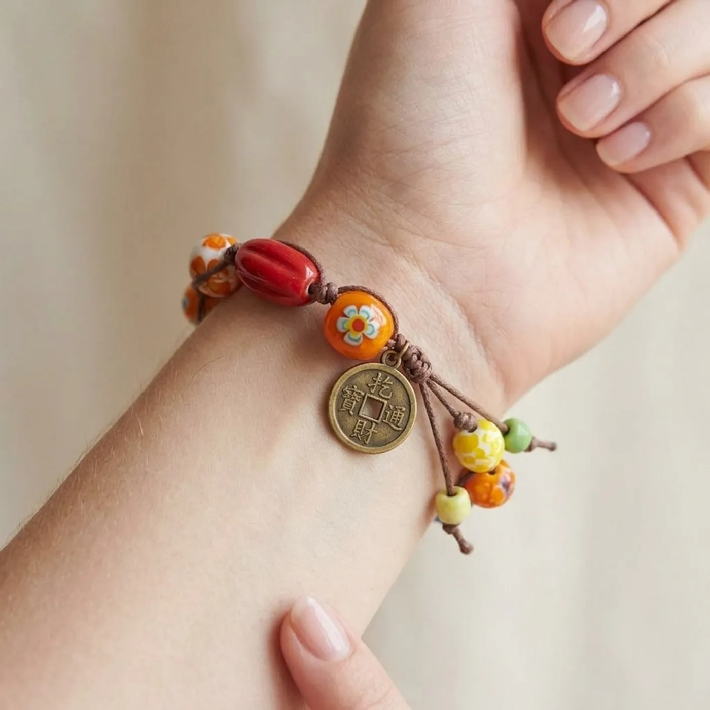Gelang Bohemian Colorful Beads — tampilan 3