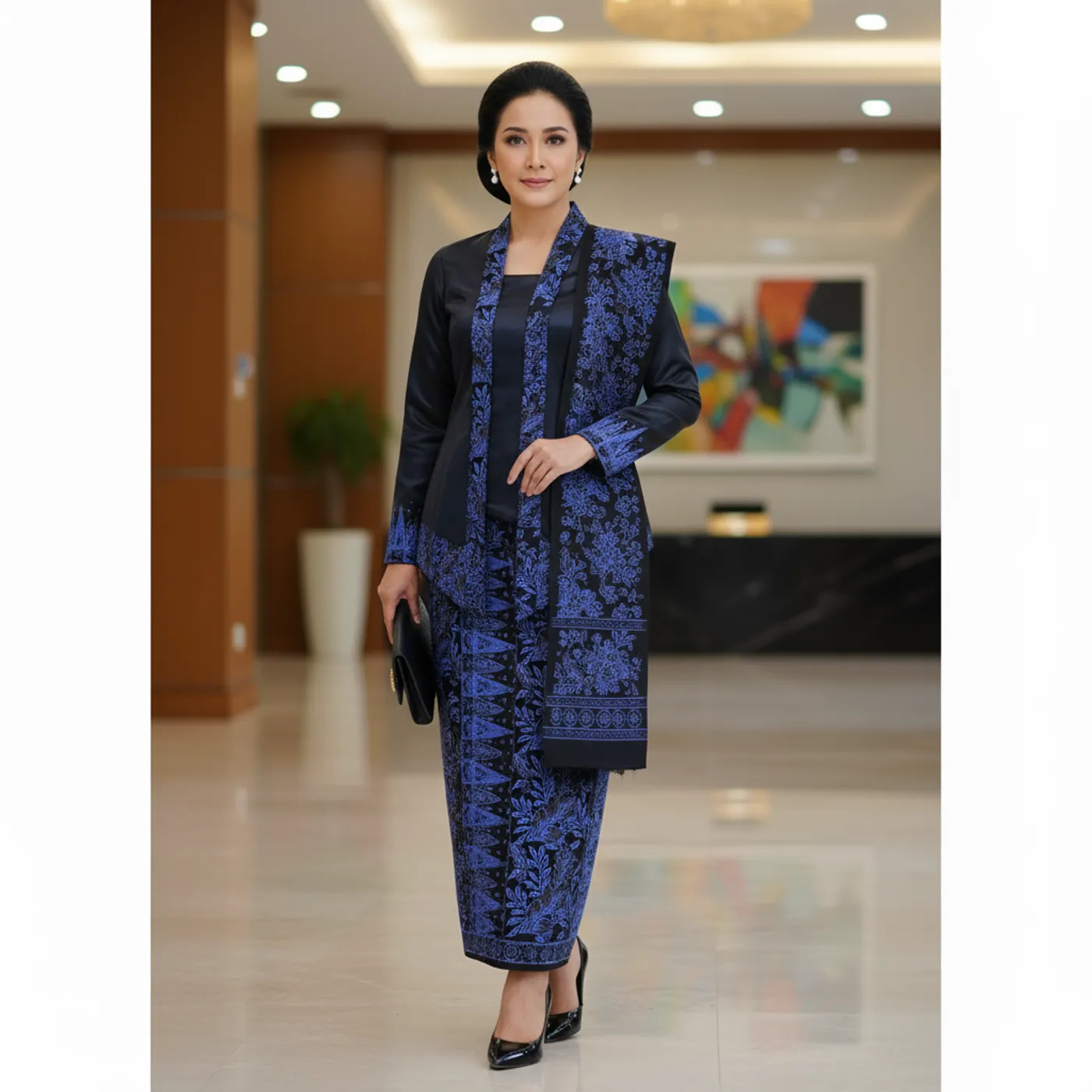 Batik Cap Rangkiang Rumah Gadang — tampilan 5