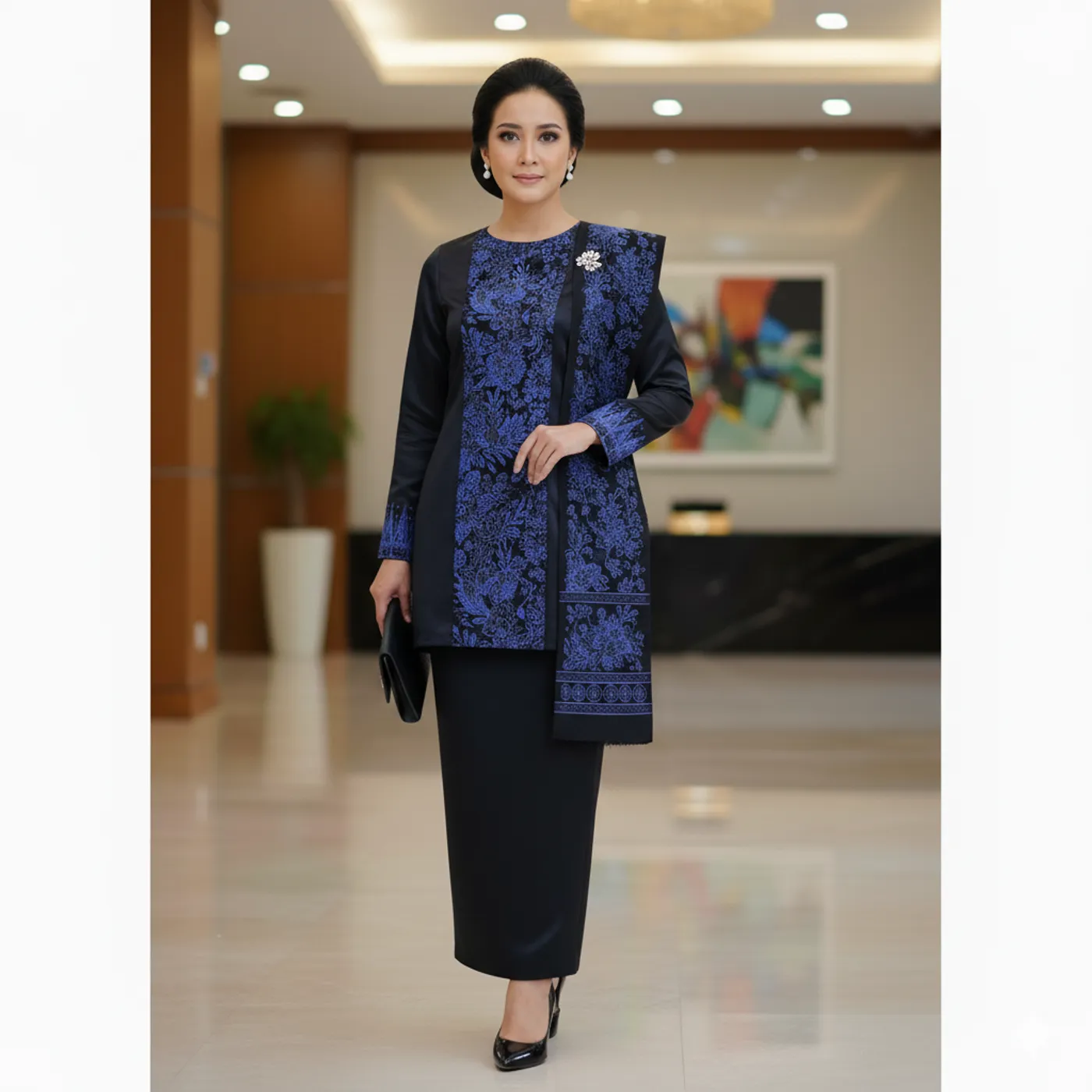 Batik Cap Rangkiang Rumah Gadang — tampilan 6