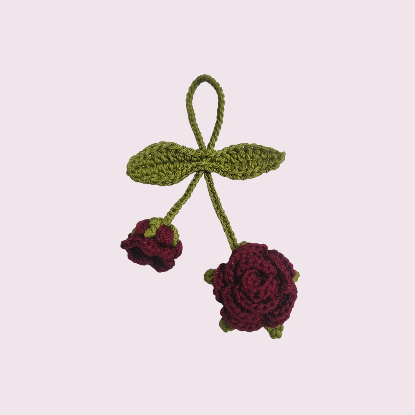 Crochet Flower Charm | Gantungan Rajut Bunga — tampilan 2