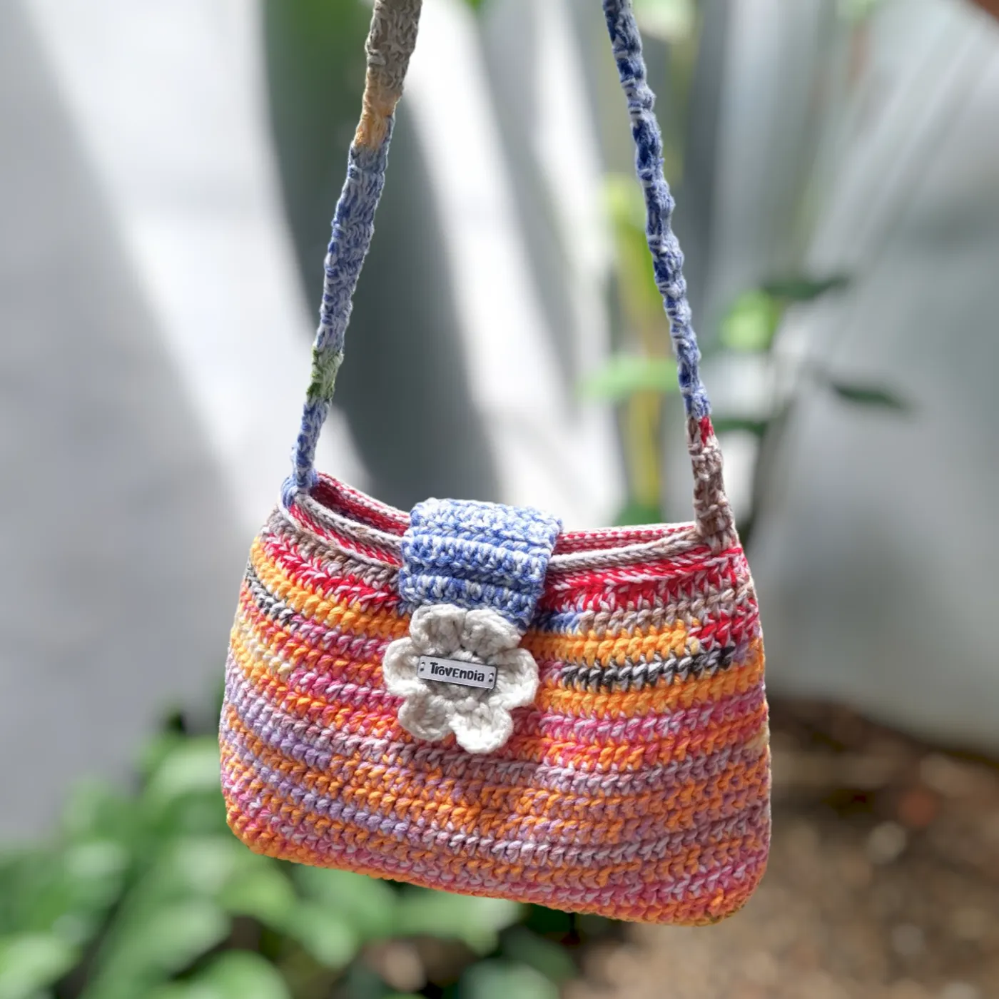 [Special price🔻] #onlyonce Tas Bahu Rajut Colorful — tampilan 3