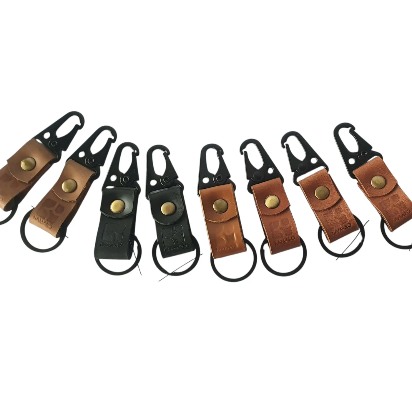 Leather Keychain KAMARO — tampilan 3
