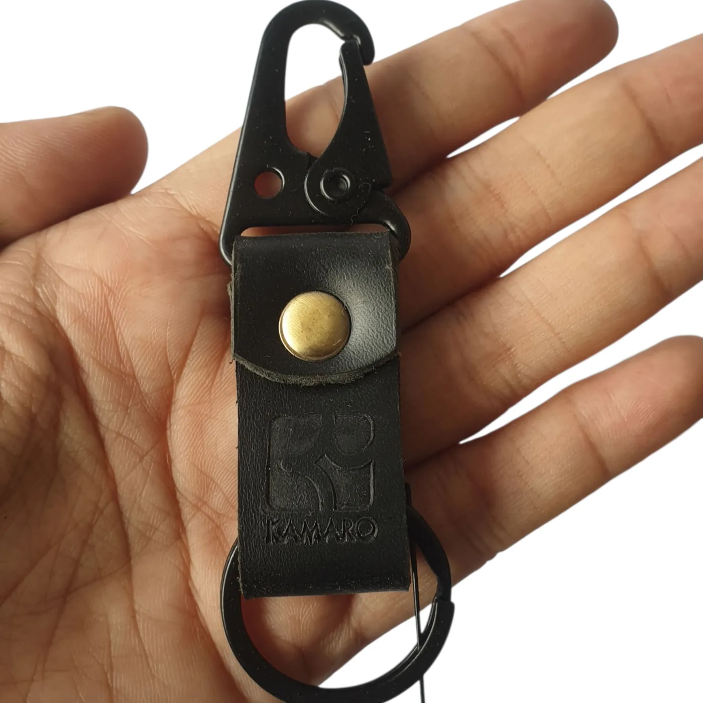 Leather Keychain KAMARO — tampilan 5