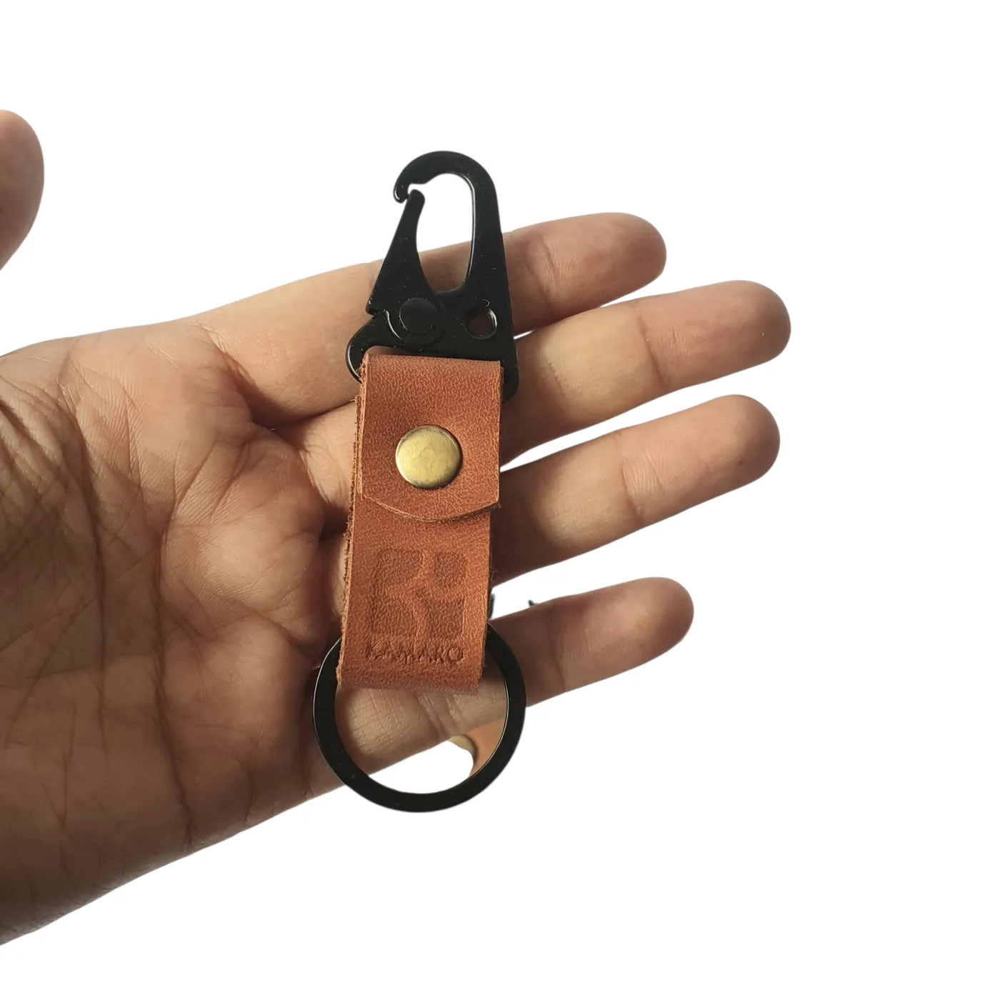 Leather Keychain KAMARO — tampilan 4