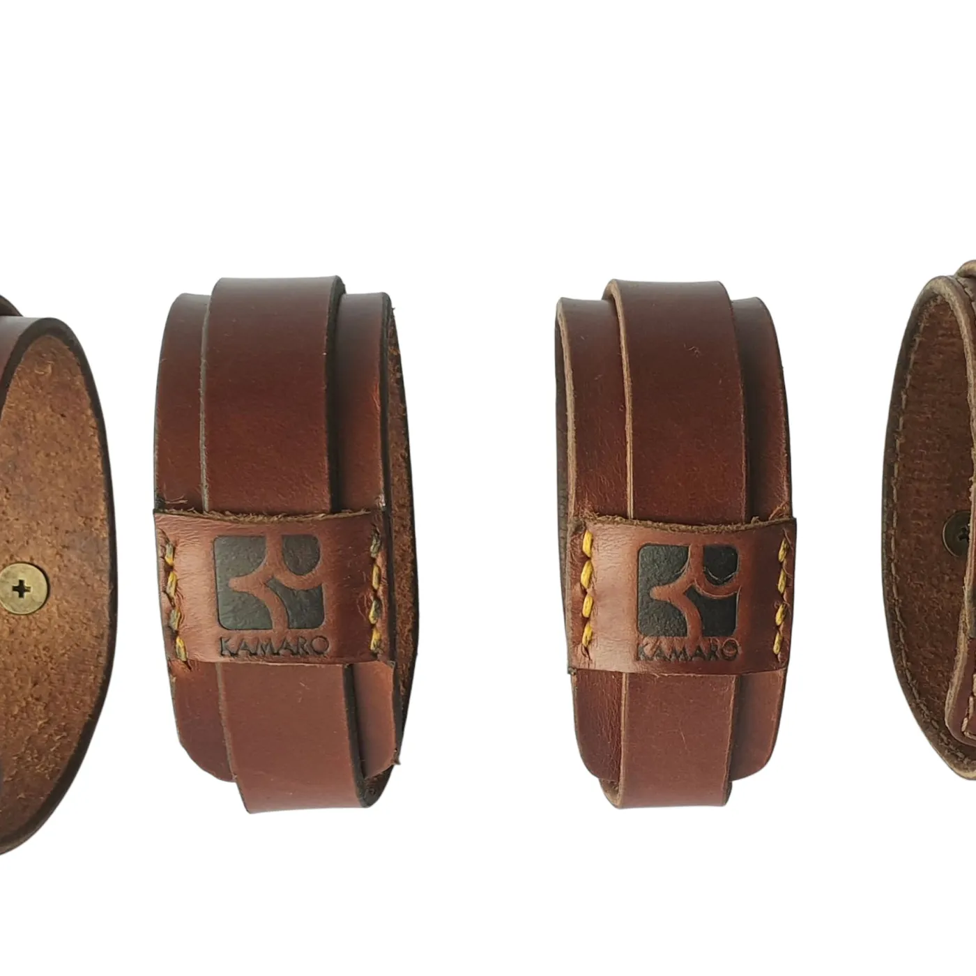 Leather Bracelet KAMARO (Natural) — tampilan 2