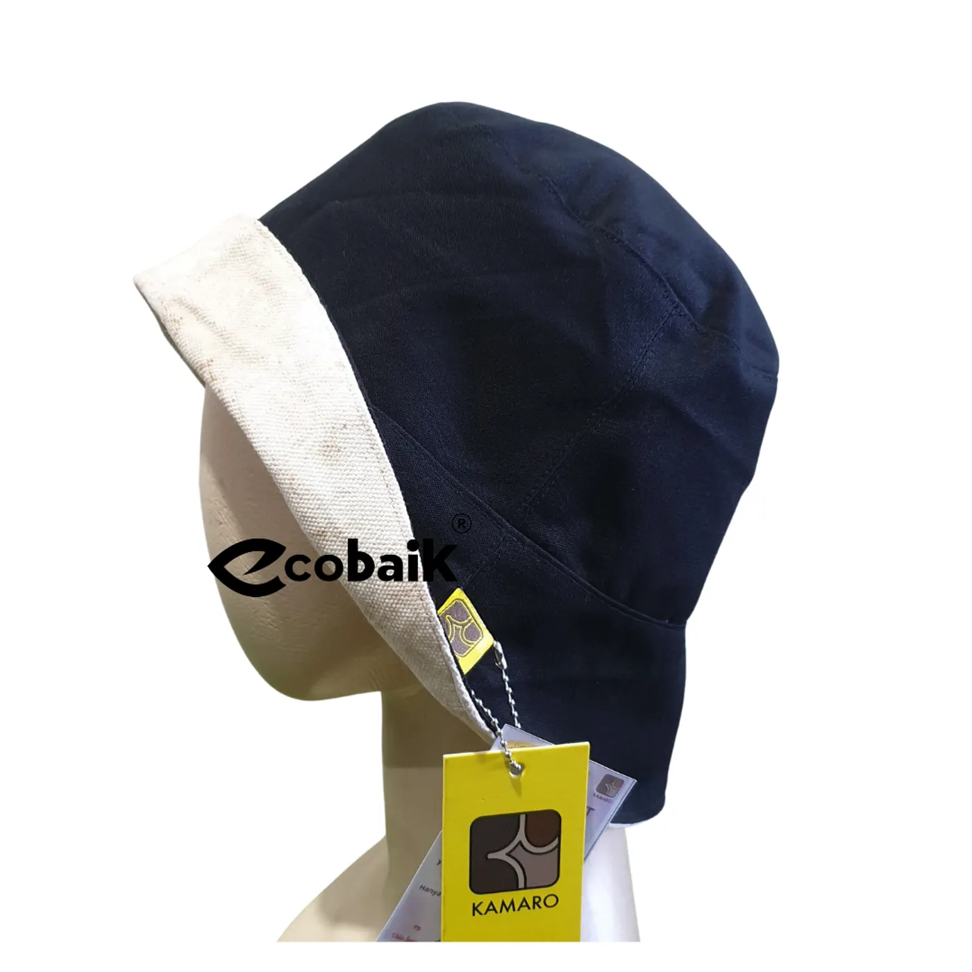 Buket Hat Ecoprint 2 in 1 M7 — tampilan 4