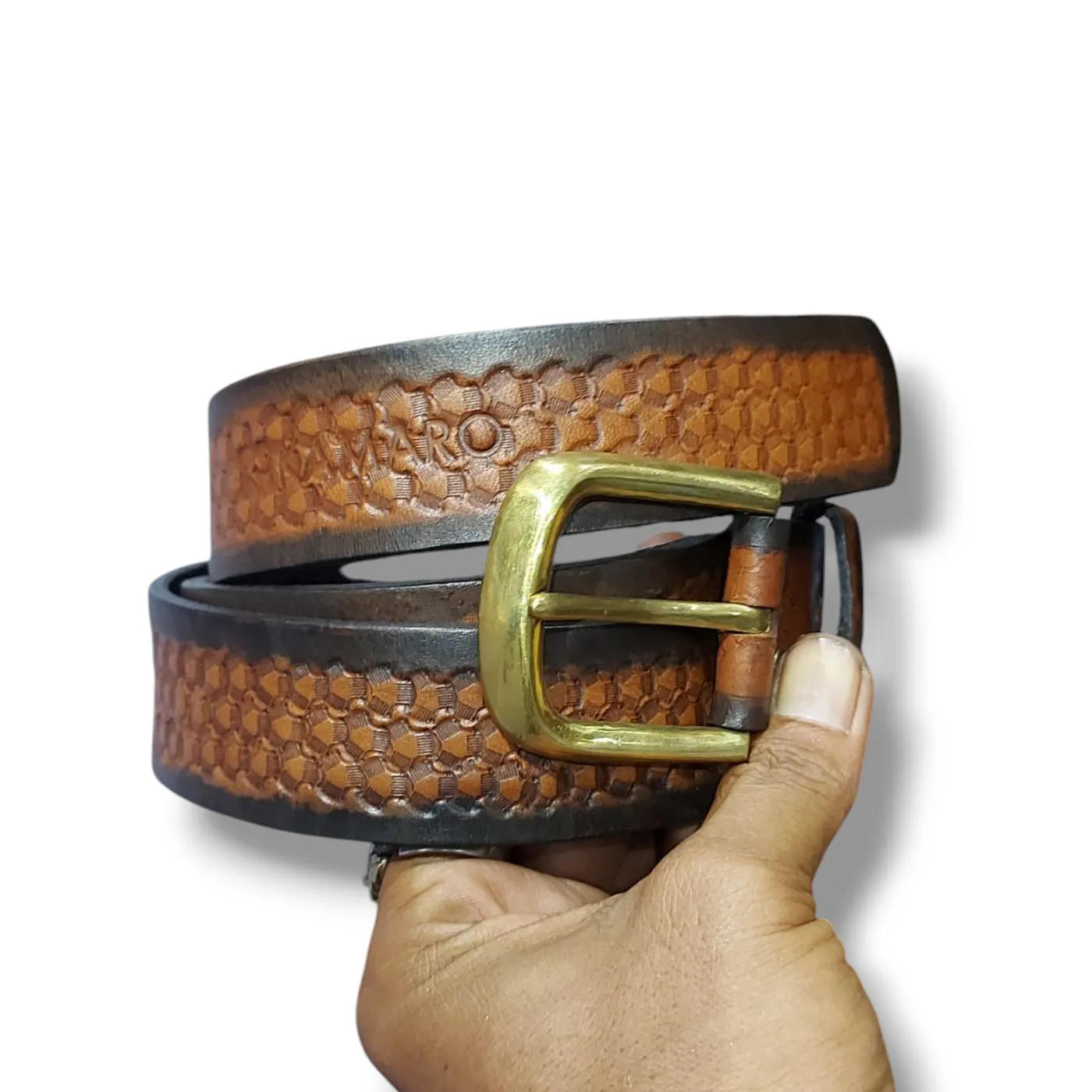 Leather Belt Carving  KAMARO — tampilan 2