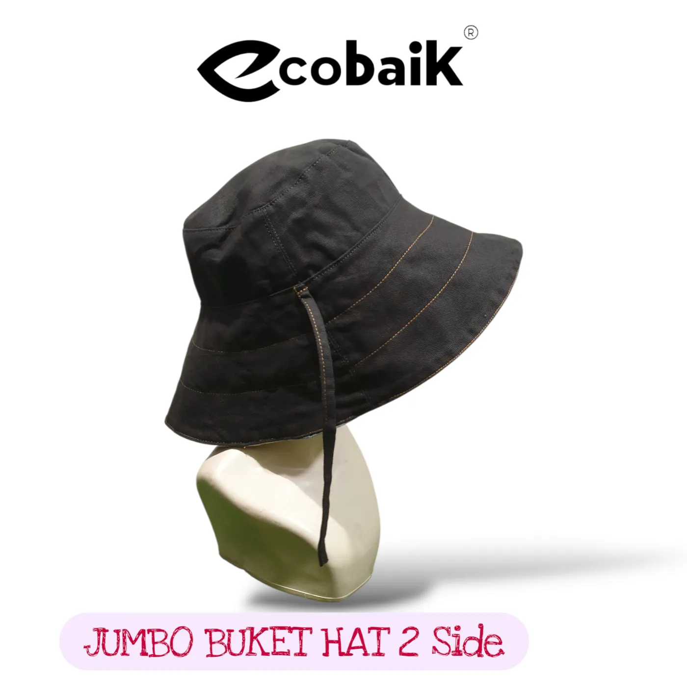 JUMBO Buket Hat 2 Side A1 — tampilan 2