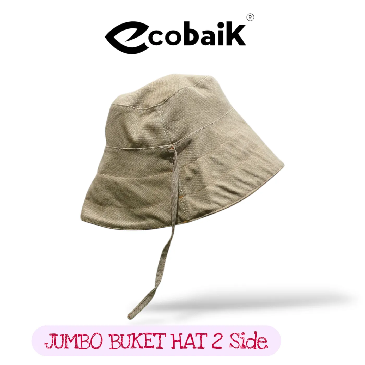 JUMBO Buket Hat 2 Side A3 — tampilan 2