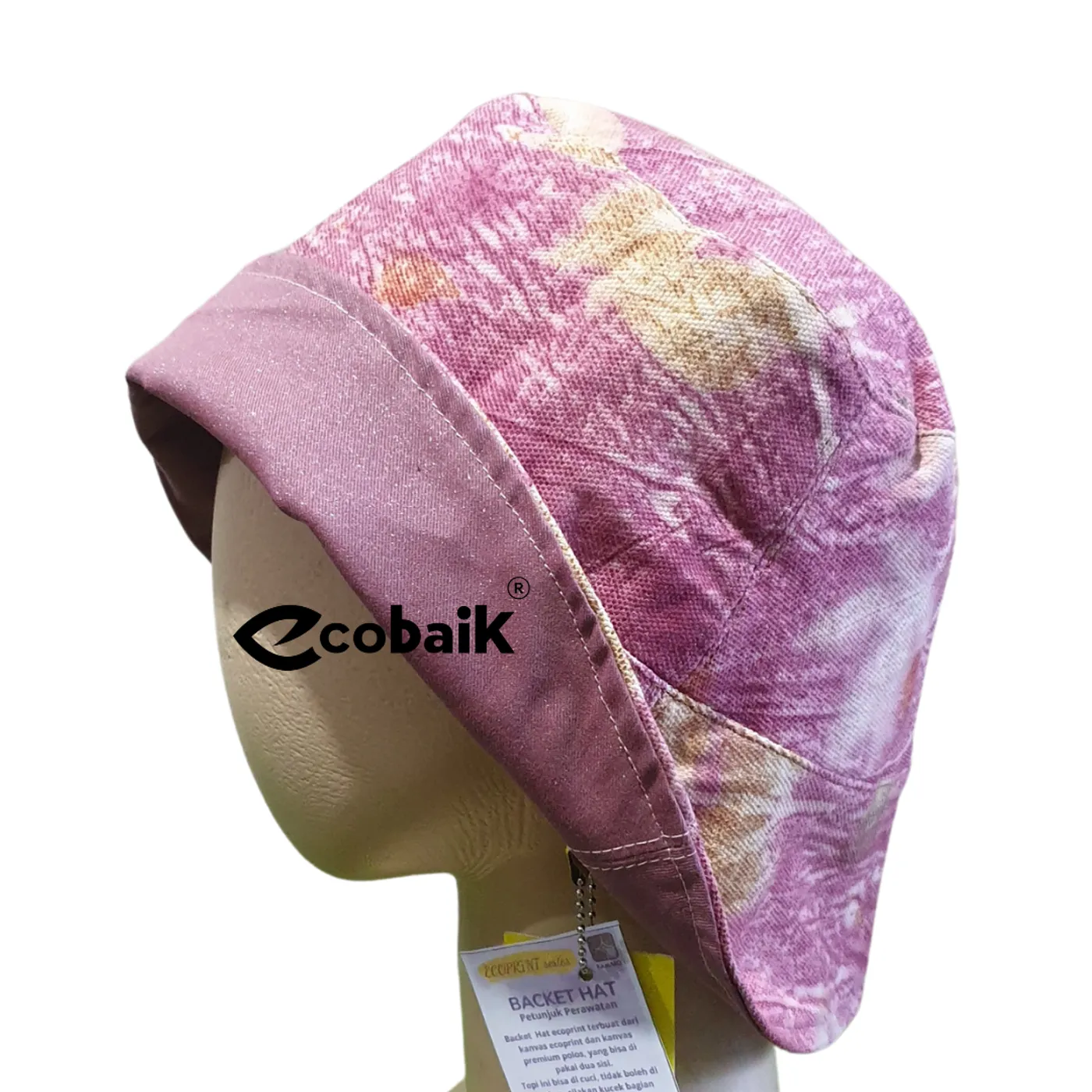 Buket Hat Ecoprint 2 in 1 M8 — tampilan 2