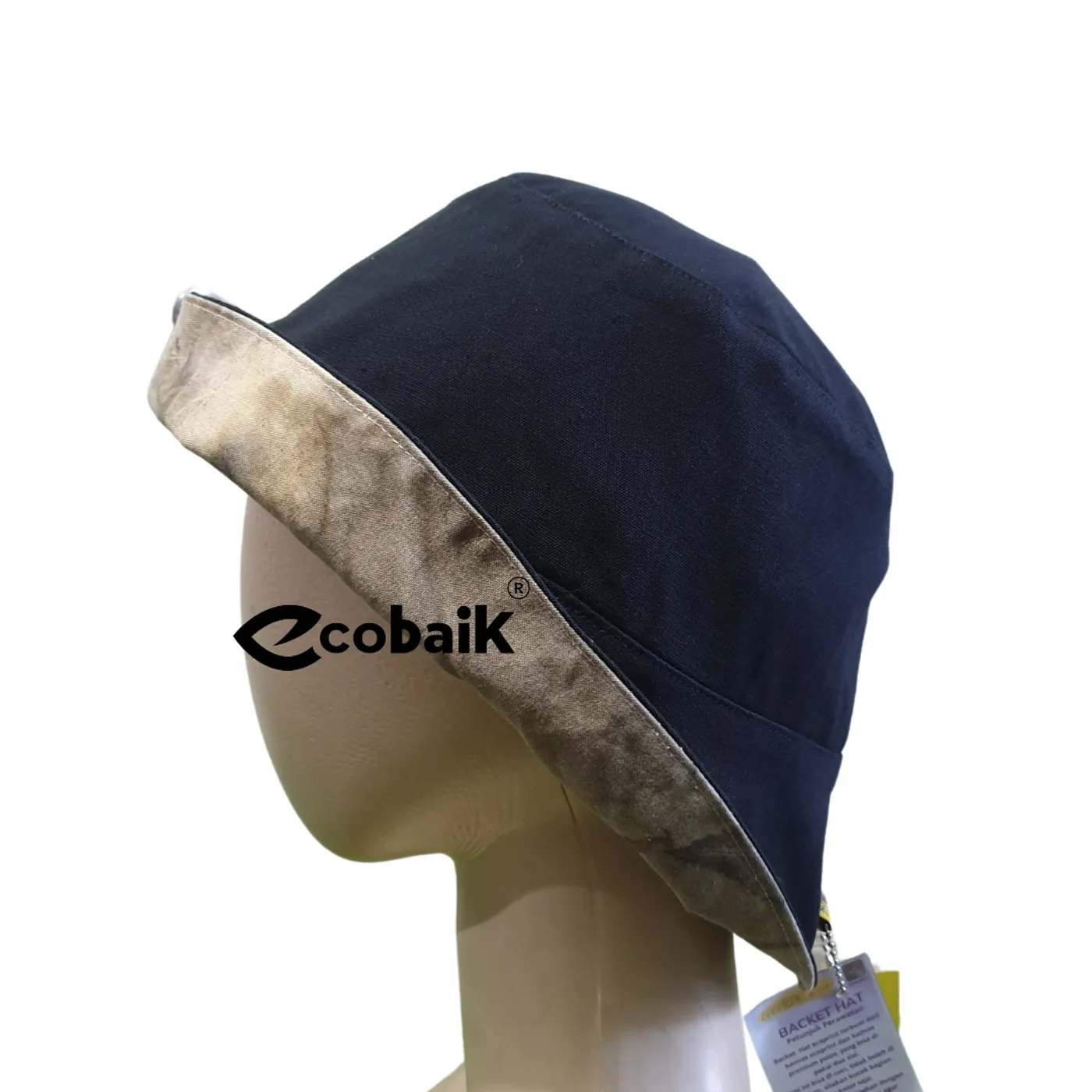 Buket Hat Ecoprint 2 in 1 M15 — tampilan 2