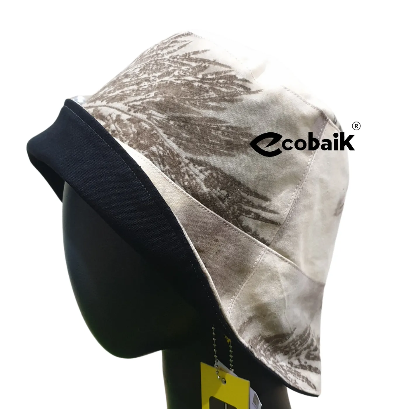 Buket Hat Ecoprint 2in 1 M13 — tampilan 2
