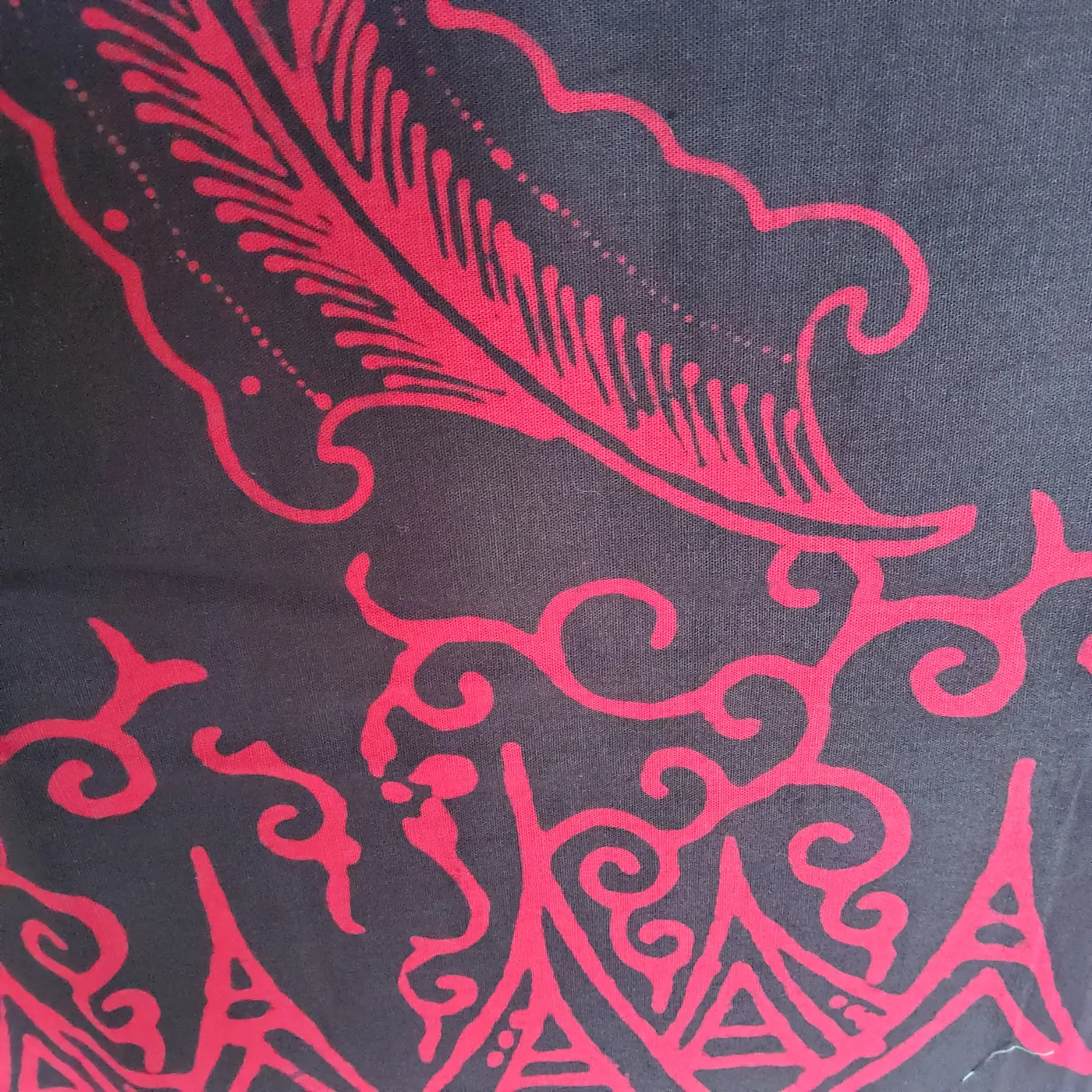 Batik cap gonjong rumah gadang — tampilan 3