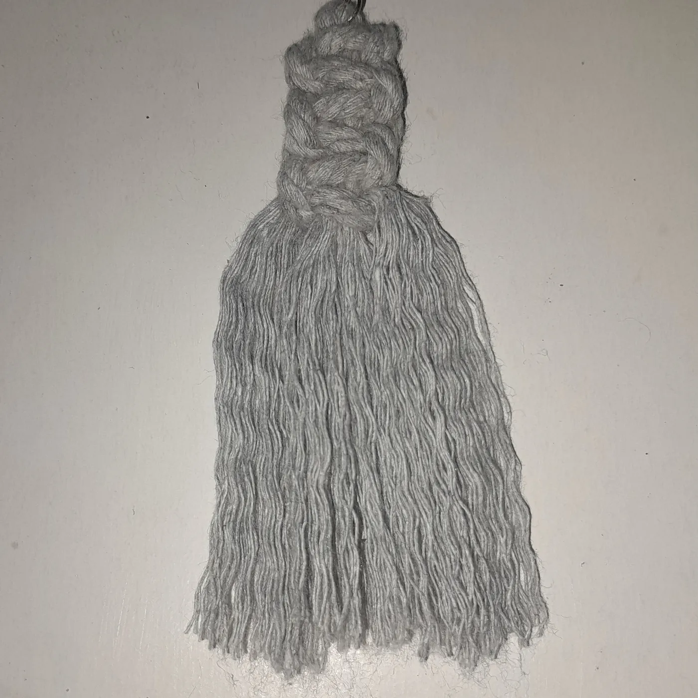 Ganci macrame abu-abu — tampilan 2