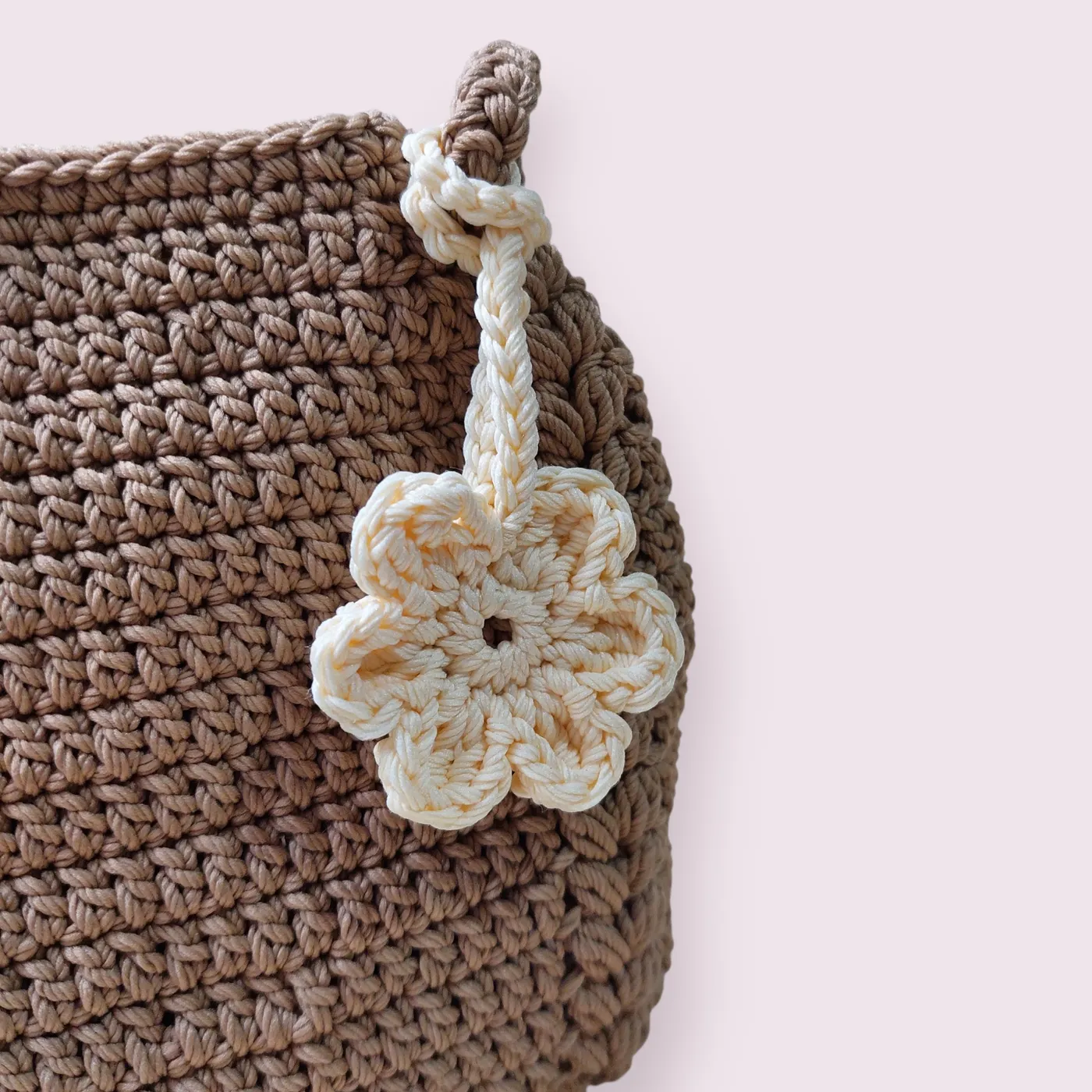 [SALE!] Tas Selempang Rajut - Coklat — tampilan 4