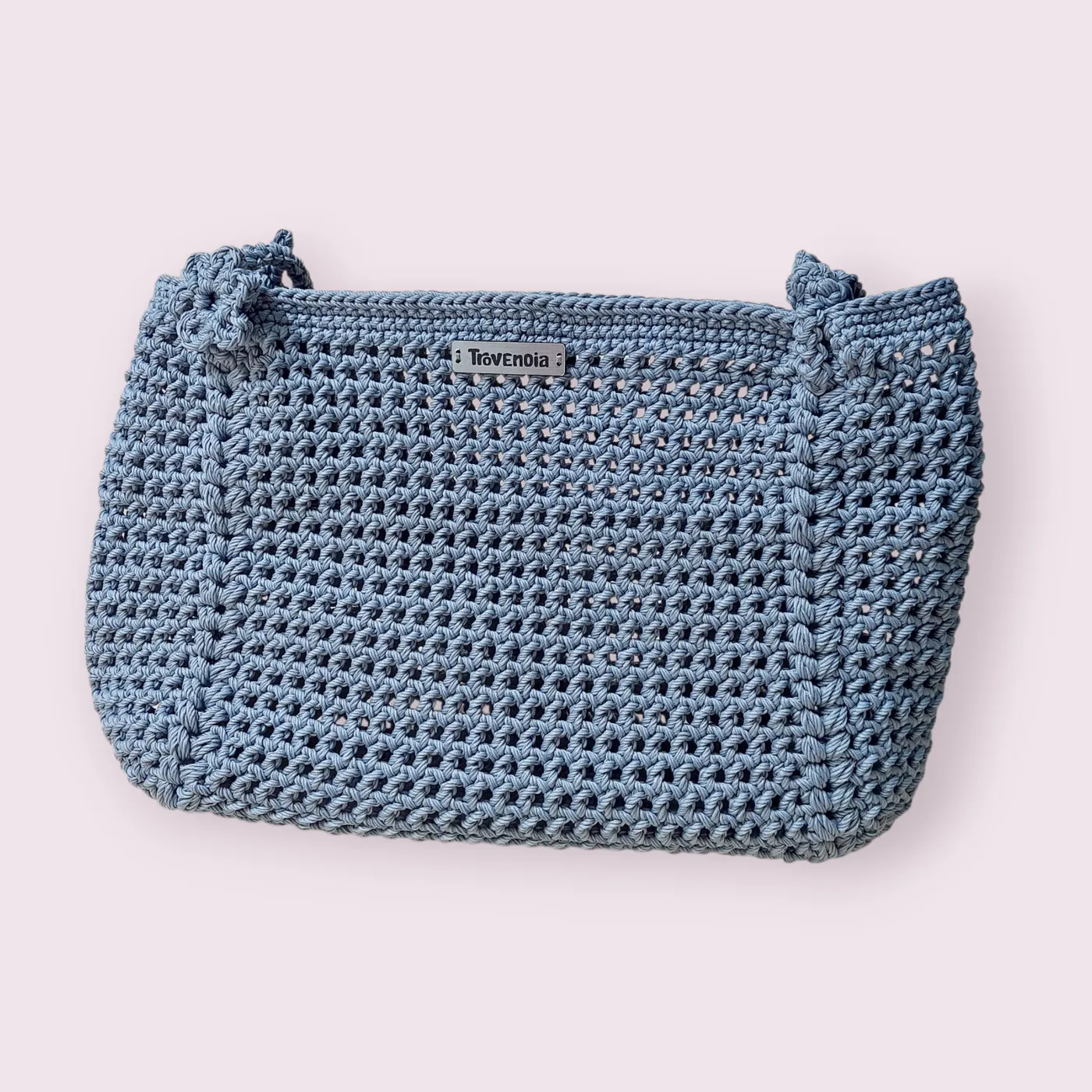 Tas Bahu Rajut (Shoulder Net Bag) - Biru — tampilan 5