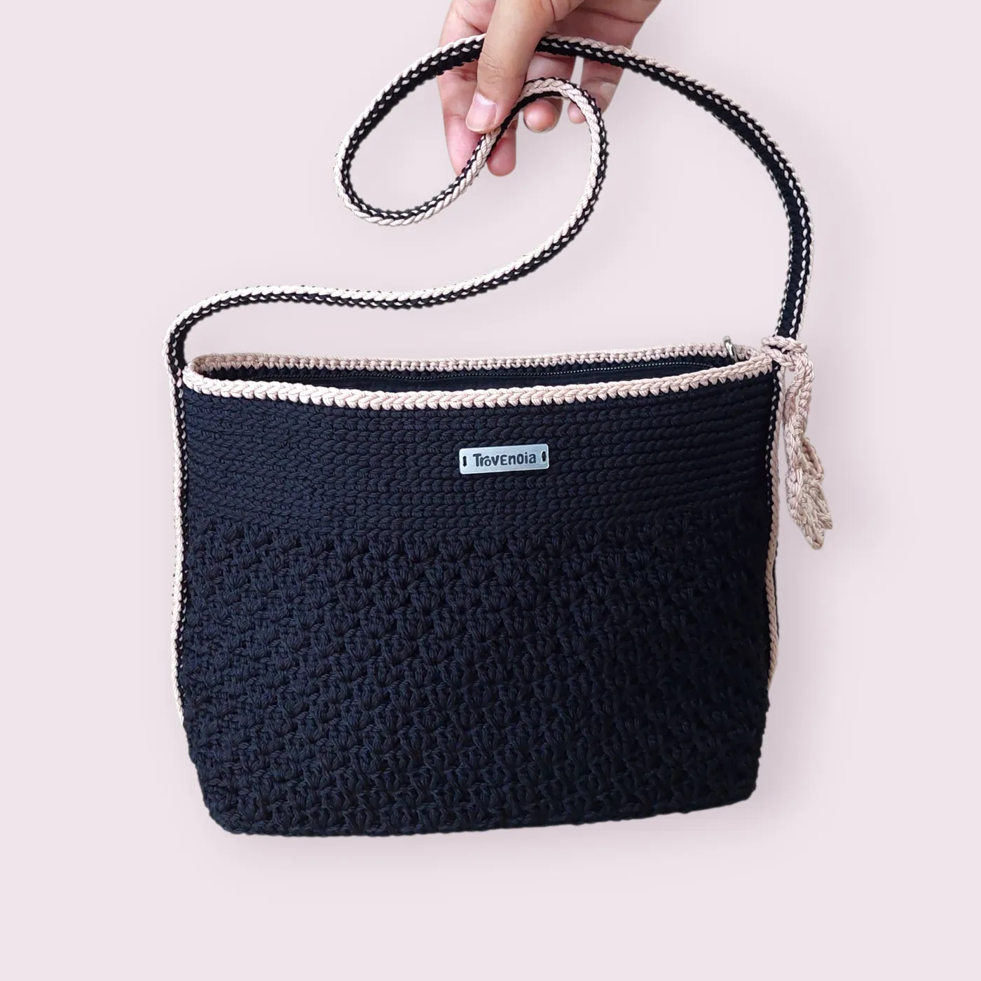 [SALE!] Tas Bahu Rajut | Shoulder Bag Crochet- Blackbrownie — tampilan 4