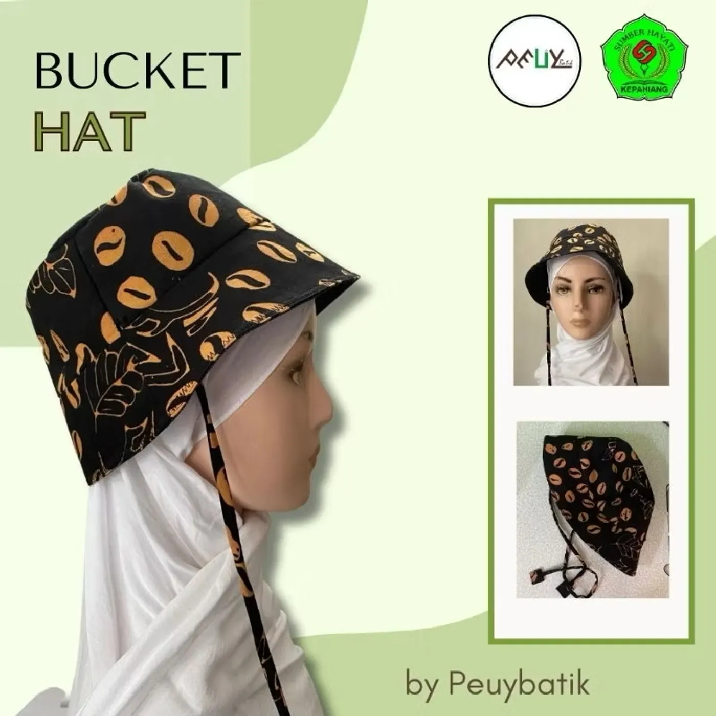 Topi Rimbawan Motif Batik Tulis — tampilan 4