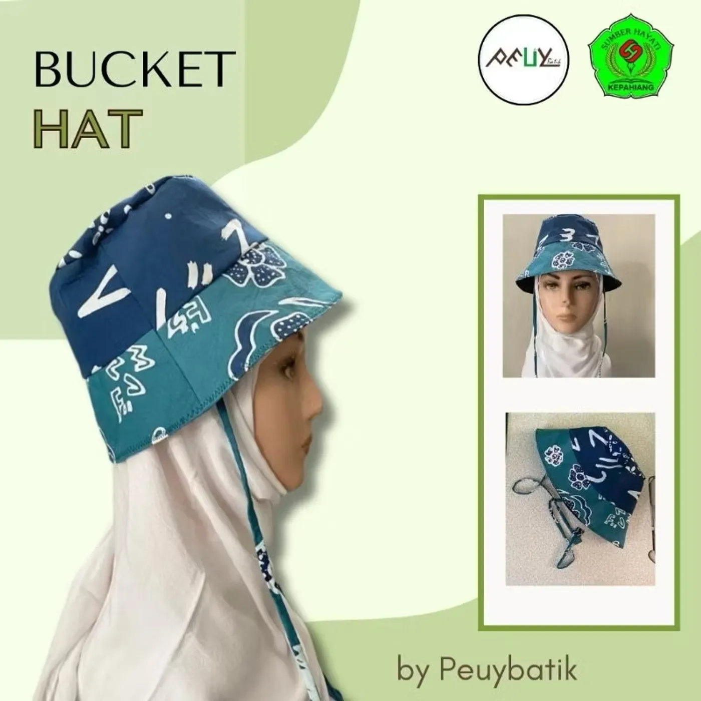Topi Rimbawan Motif Batik Tulis — tampilan 5