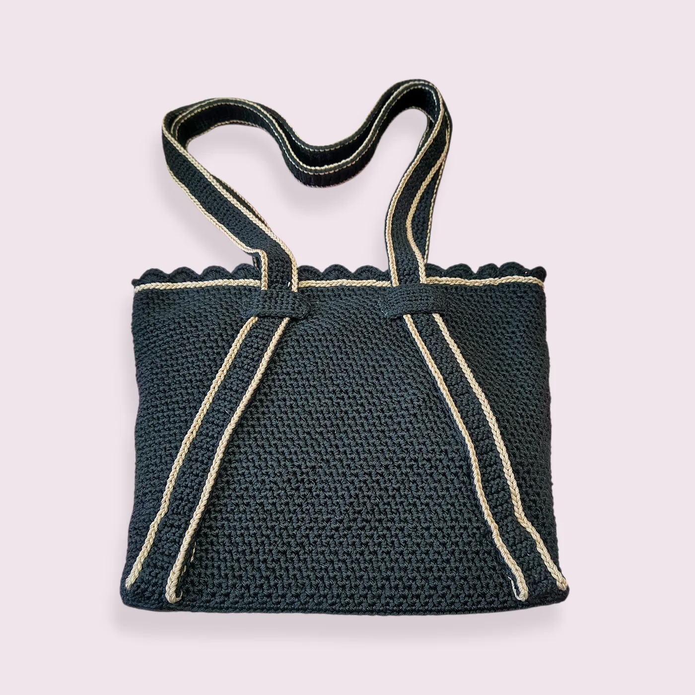 Totepack Crochet | Tas Rajut Konvertibel 2in1 - Switchloop Totepack — tampilan 2
