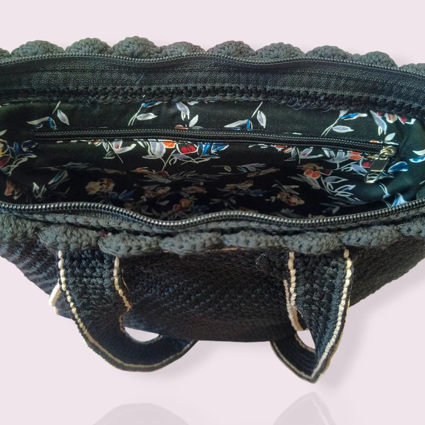 Totepack Crochet | Tas Rajut Konvertibel 2in1 - Switchloop Totepack — tampilan 7