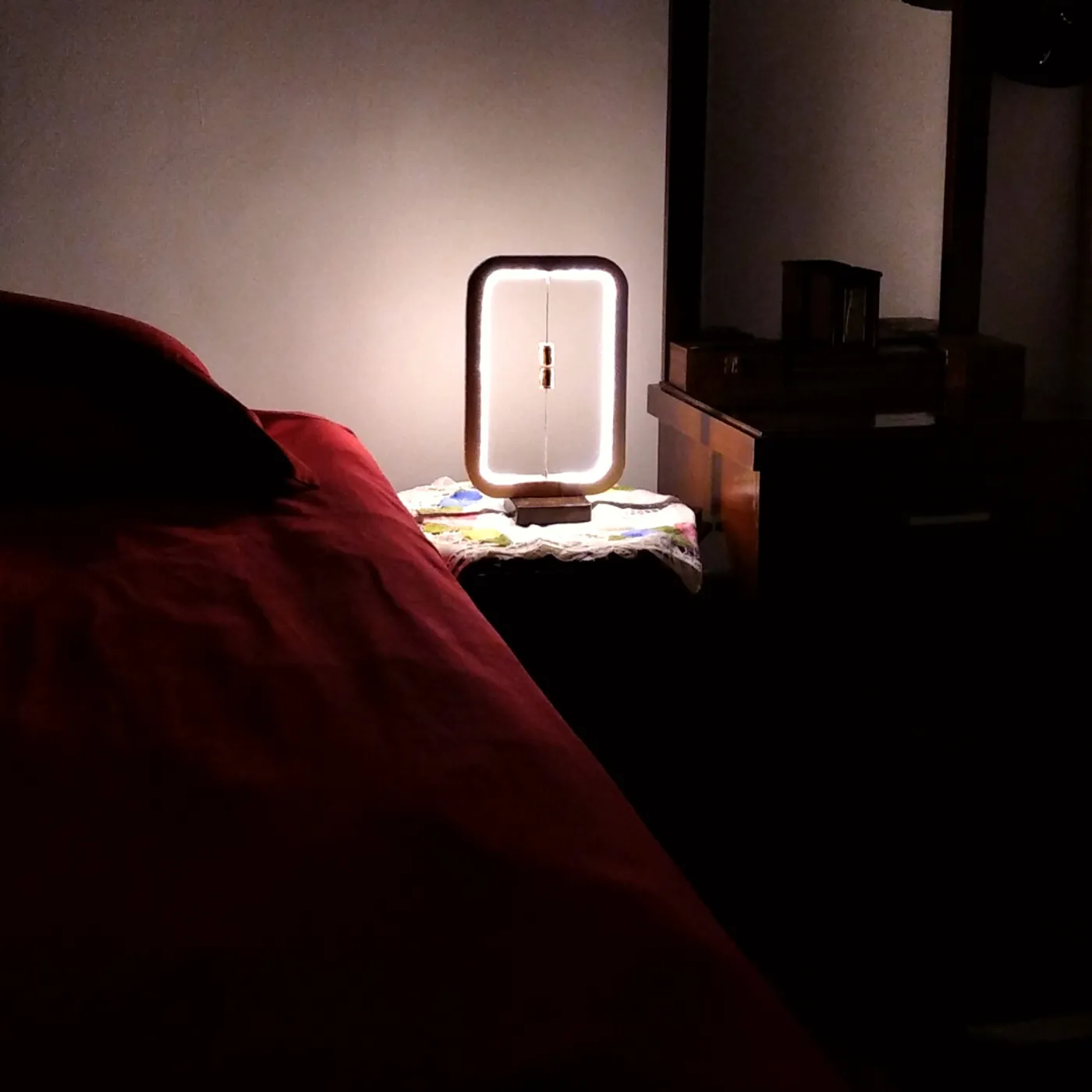 Balance Wooden Lamp - Tic Desk Lamp - Lampu Aesthetic — tampilan 4