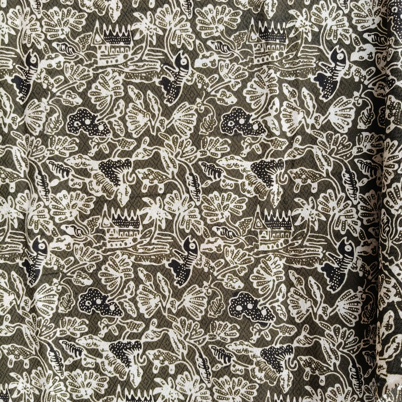 Bahan batik dobi cap motif minang — tampilan 3