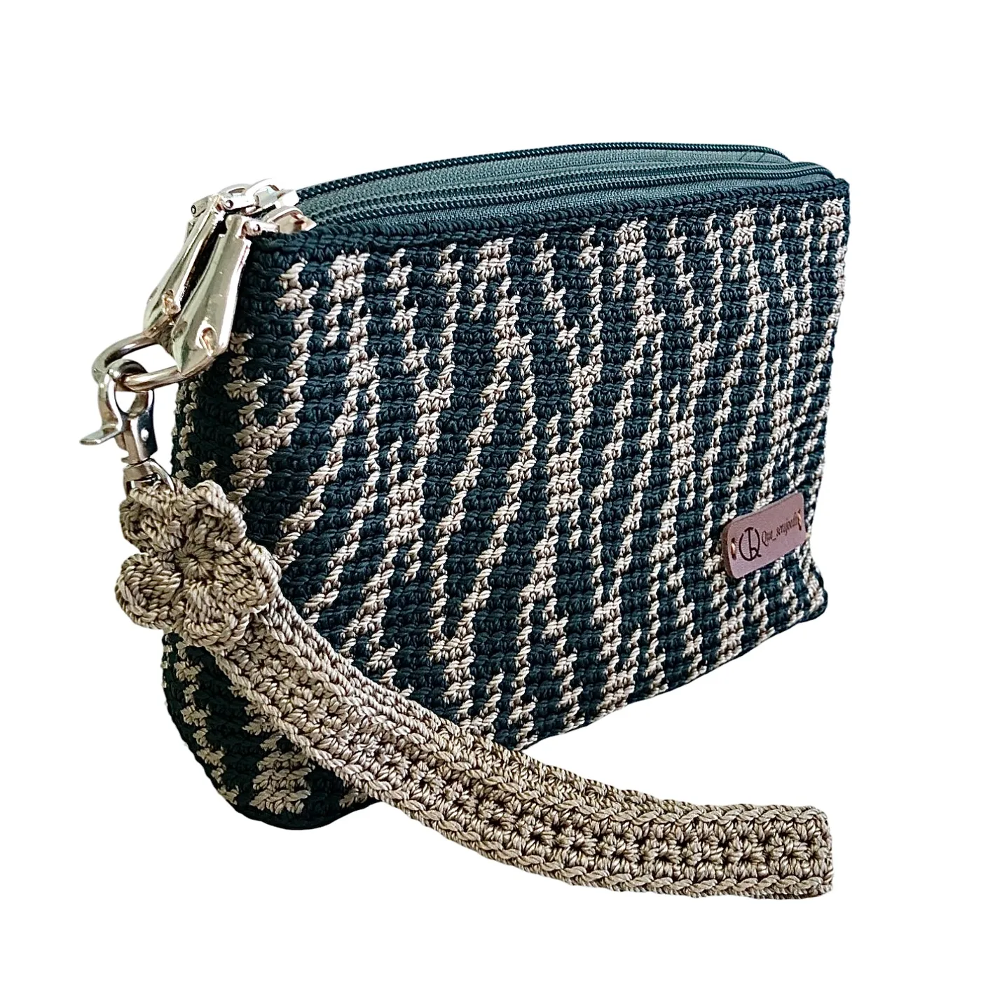 Tas Dompet Motif (3 Zipper) — tampilan 3