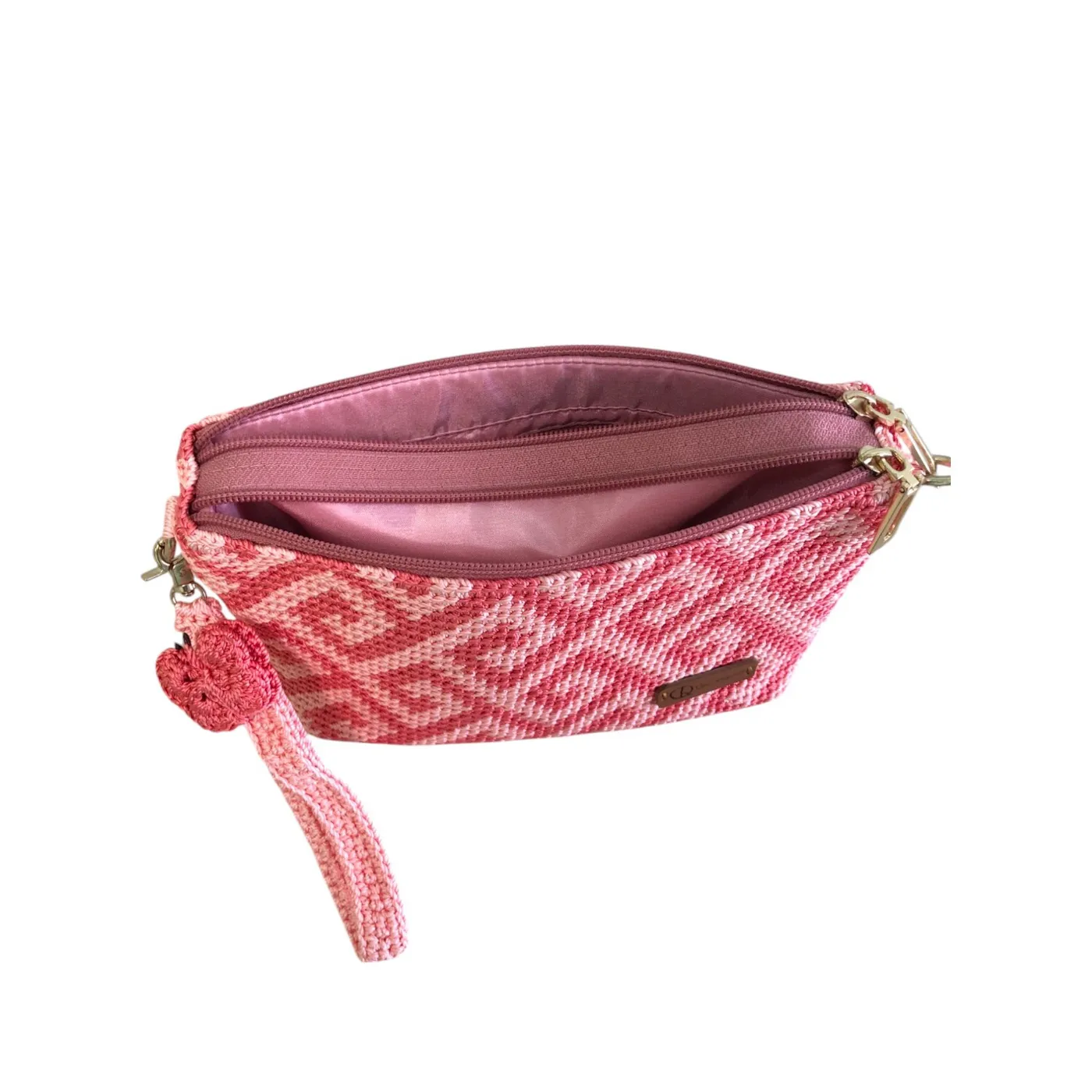 Tas Dompet Motif (2 Zipper) — tampilan 3