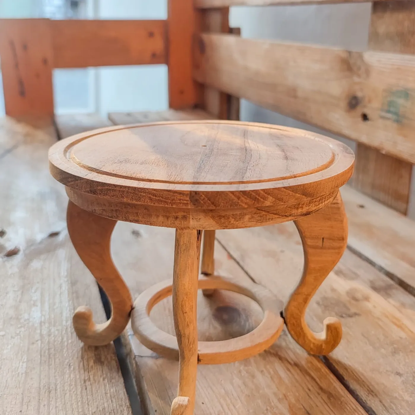 Bonsai Display Stand - Harmony - Meja Bonsai Klasik Kayu — tampilan 3
