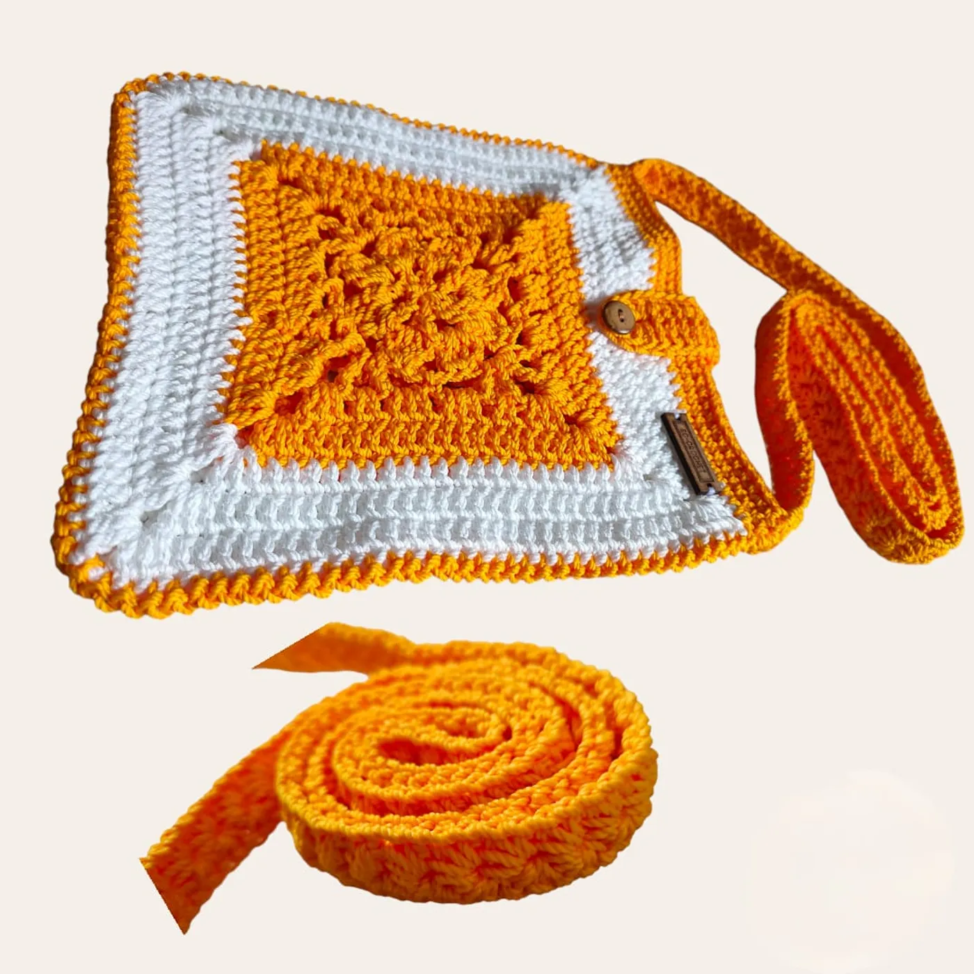 Tas Selempang Mini Motif Matahari — tampilan 2