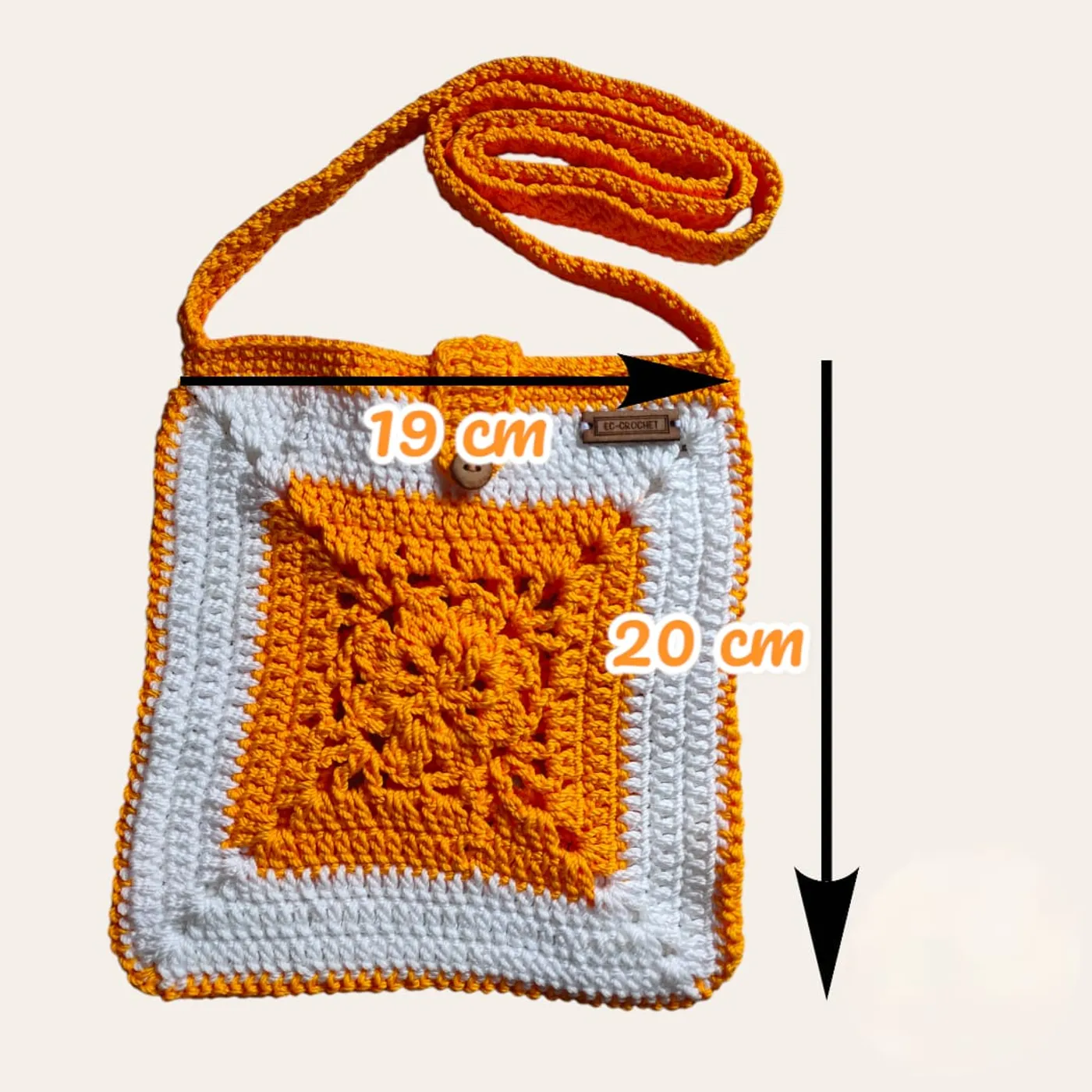 Tas Selempang Mini Motif Matahari — tampilan 4