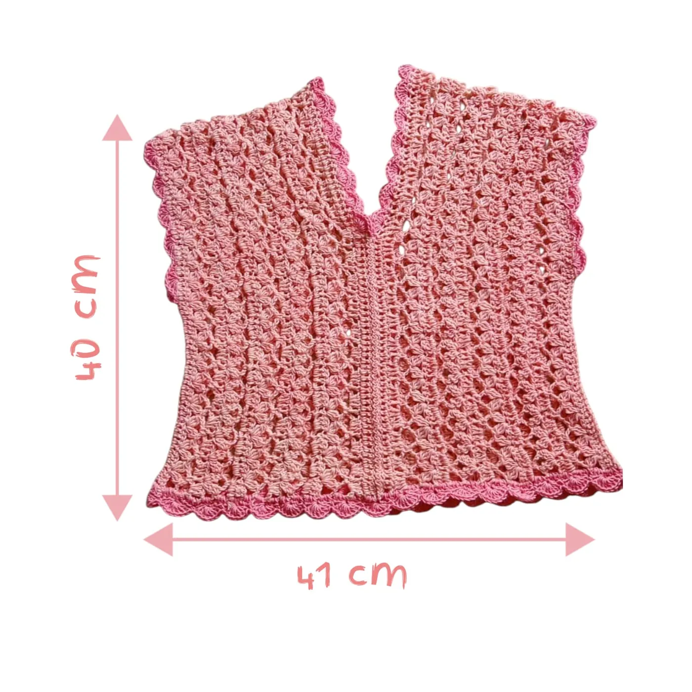 Blouse Rajut V Neck — tampilan 3
