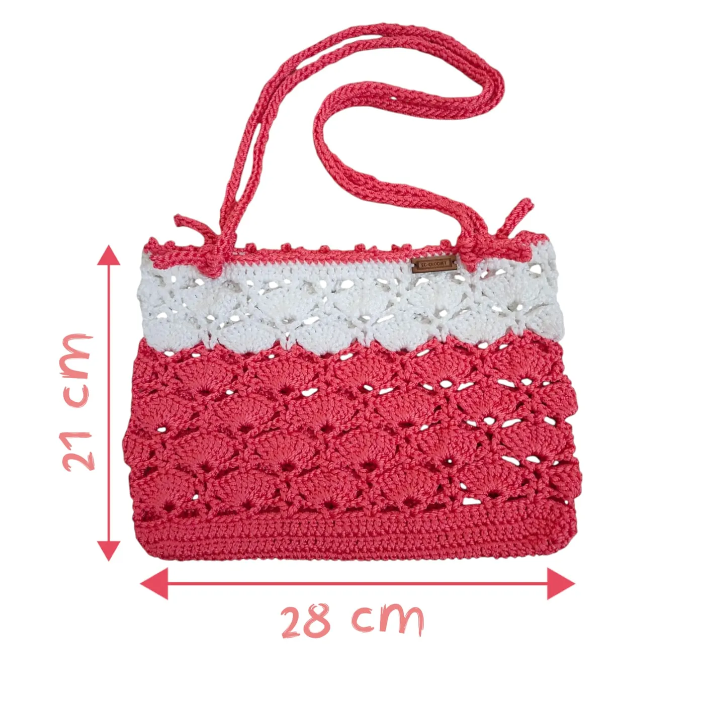 Tas Bahu Rajut - Motif Kipas Grenadin — tampilan 7